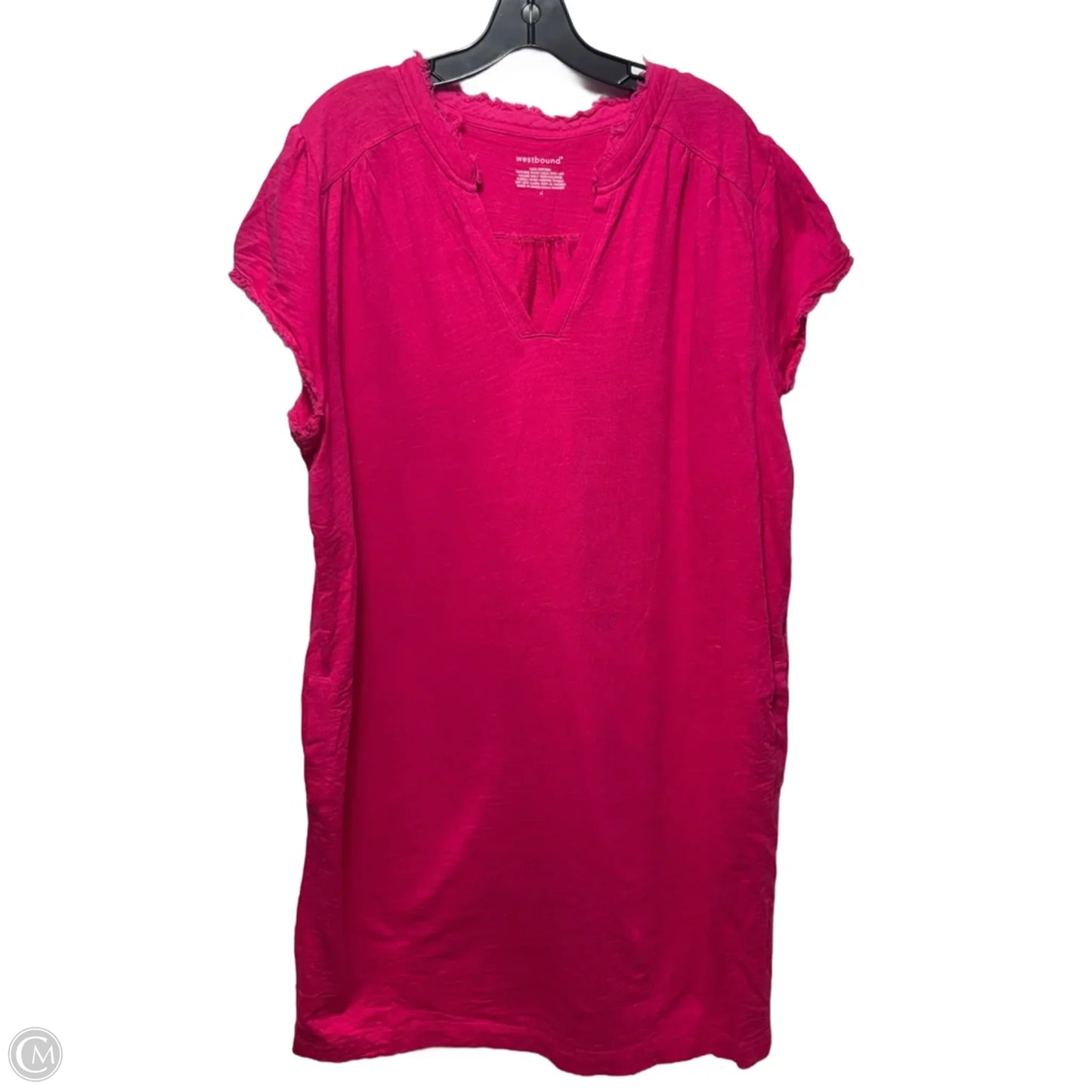 Dress Casual Midi By West Bound In Pink, Size: Xl