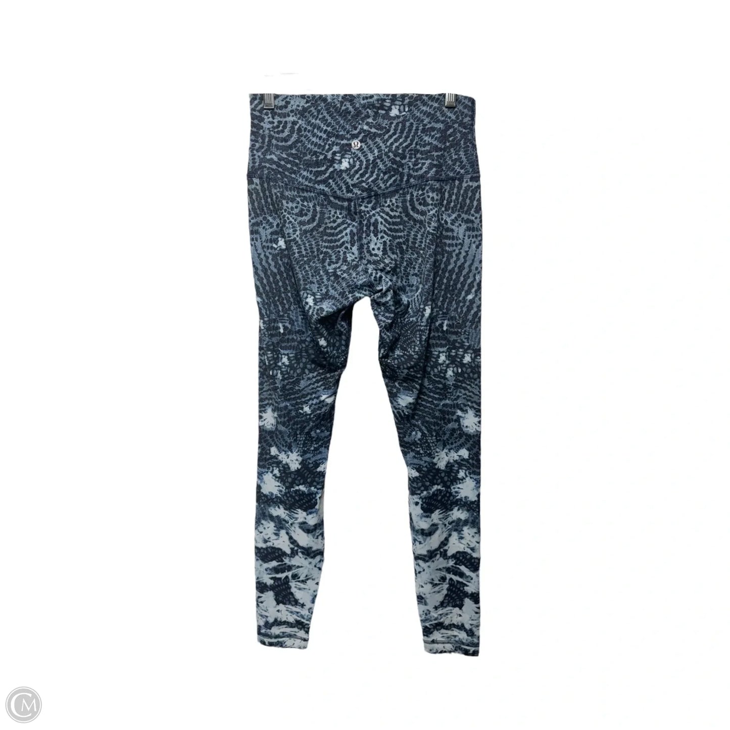 Athletic Leggings By Lululemon In Blue, Size: 8