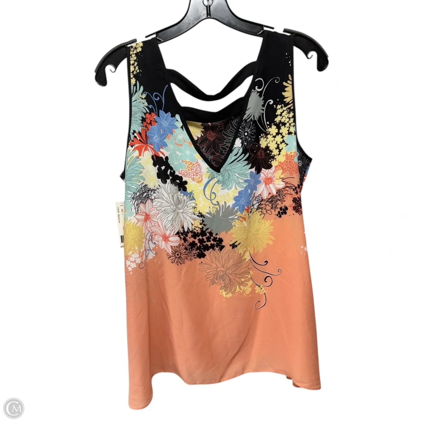 Top Sleeveless By Zac And Rachel In Multi-colored, Size: S