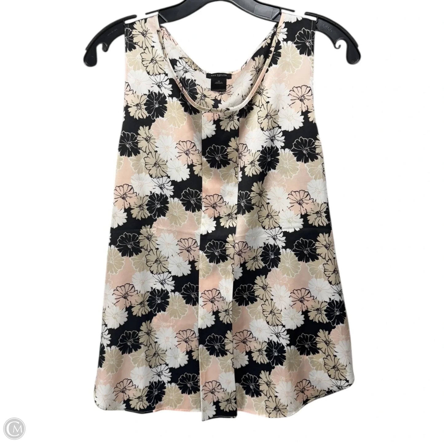 Top Sleeveless By Ann Taylor In Floral Print, Size: M