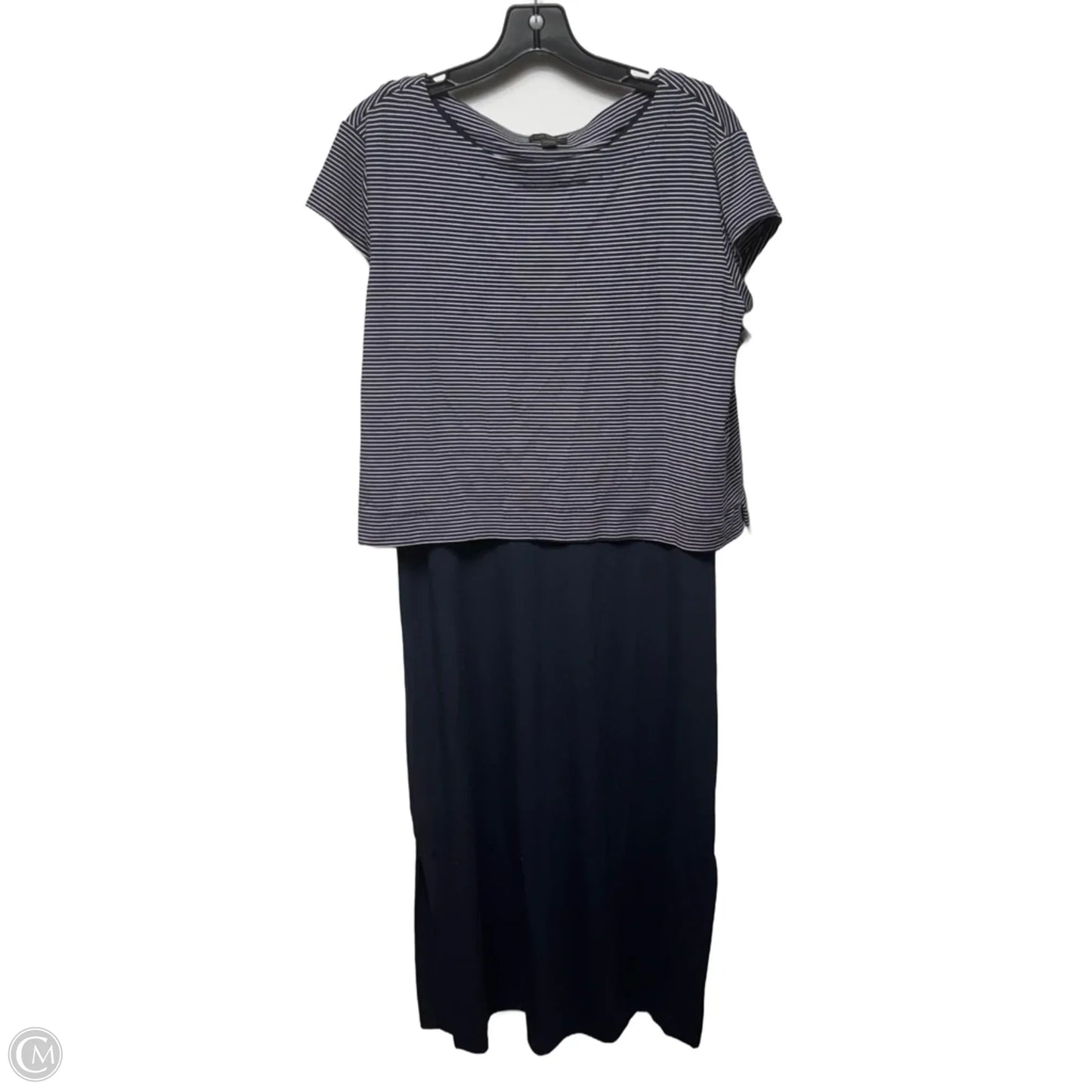 Dress Casual Maxi By J. Jill In Navy, Size: S