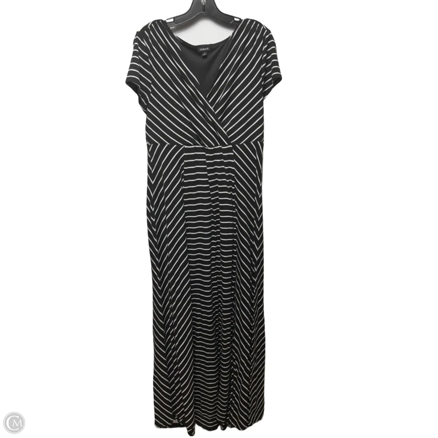Dress Casual Maxi By Torrid In Striped Pattern, Size: 1x