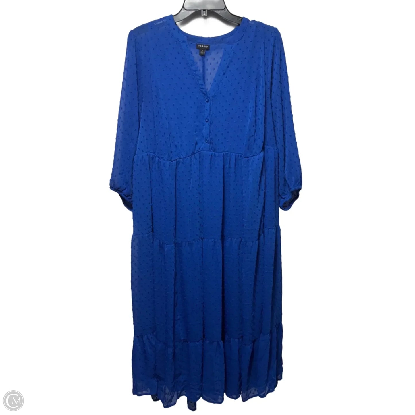 Dress Casual Maxi By Torrid In Blue, Size: 2x