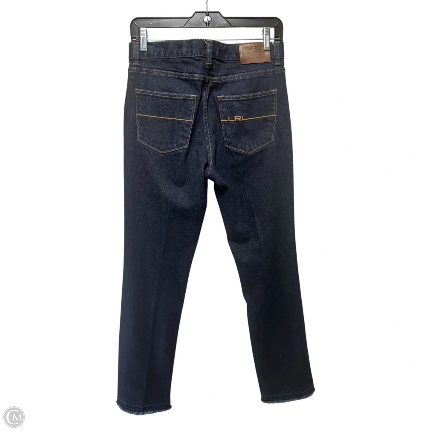 Jeans Straight By Lauren By Ralph Lauren In Blue Denim, Size: 2