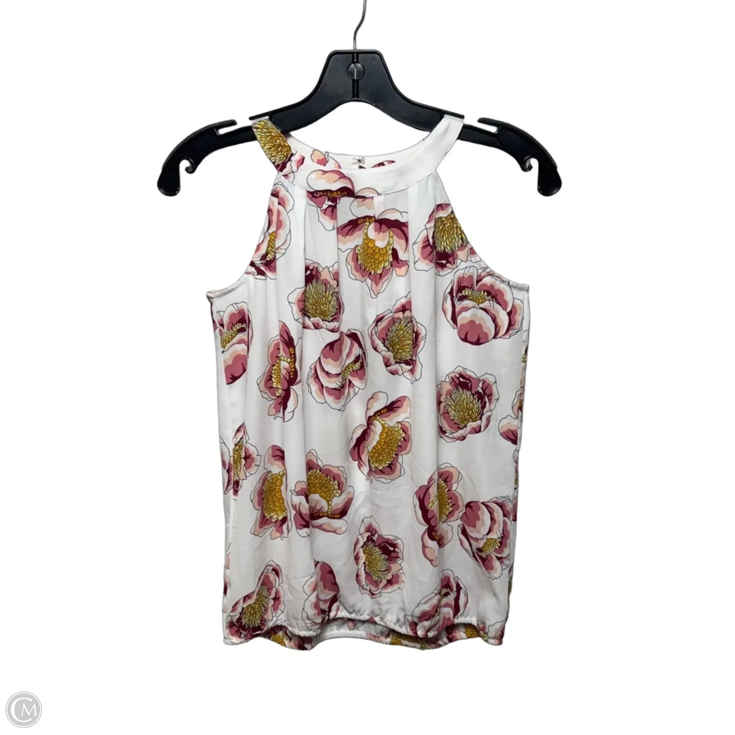 Top Sleeveless By Loft In Floral Print, Size: Sp