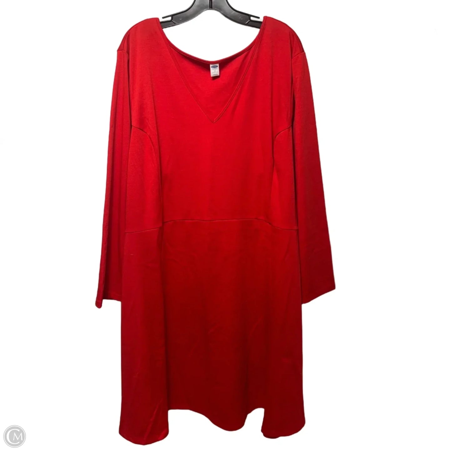 Dress Casual Midi By Old Navy In Red, Size: 4x