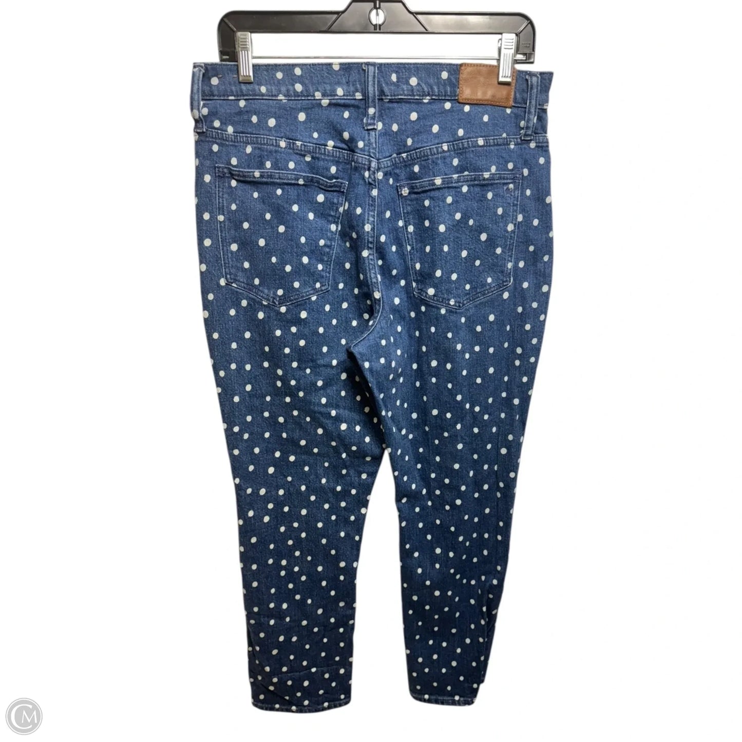 Jeans Straight By Madewell In Polkadot Pattern, Size: 8