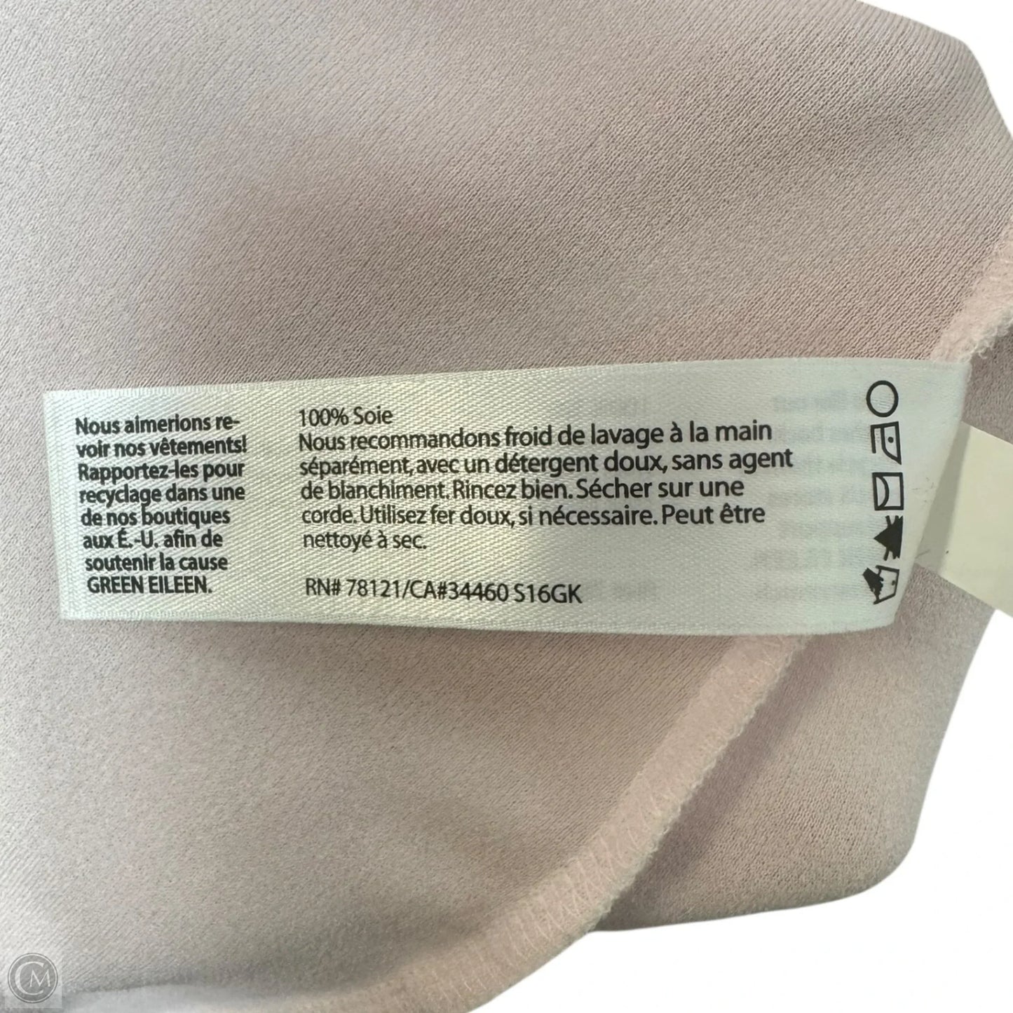 Silk Top Sleeveless By Eileen Fisher In Pink, Size: S