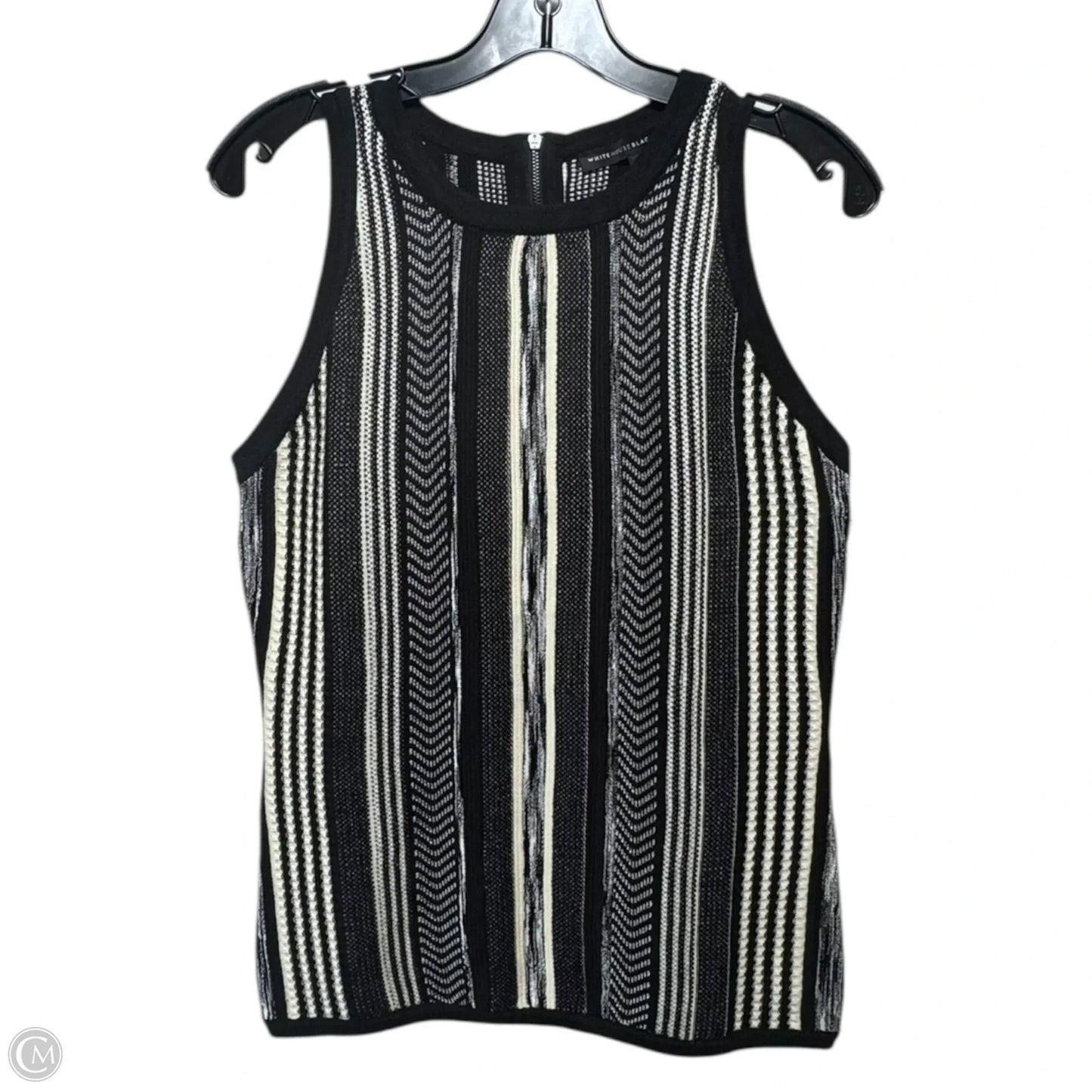 Top Sleeveless By White House Black Market In Black & Cream, Size: S