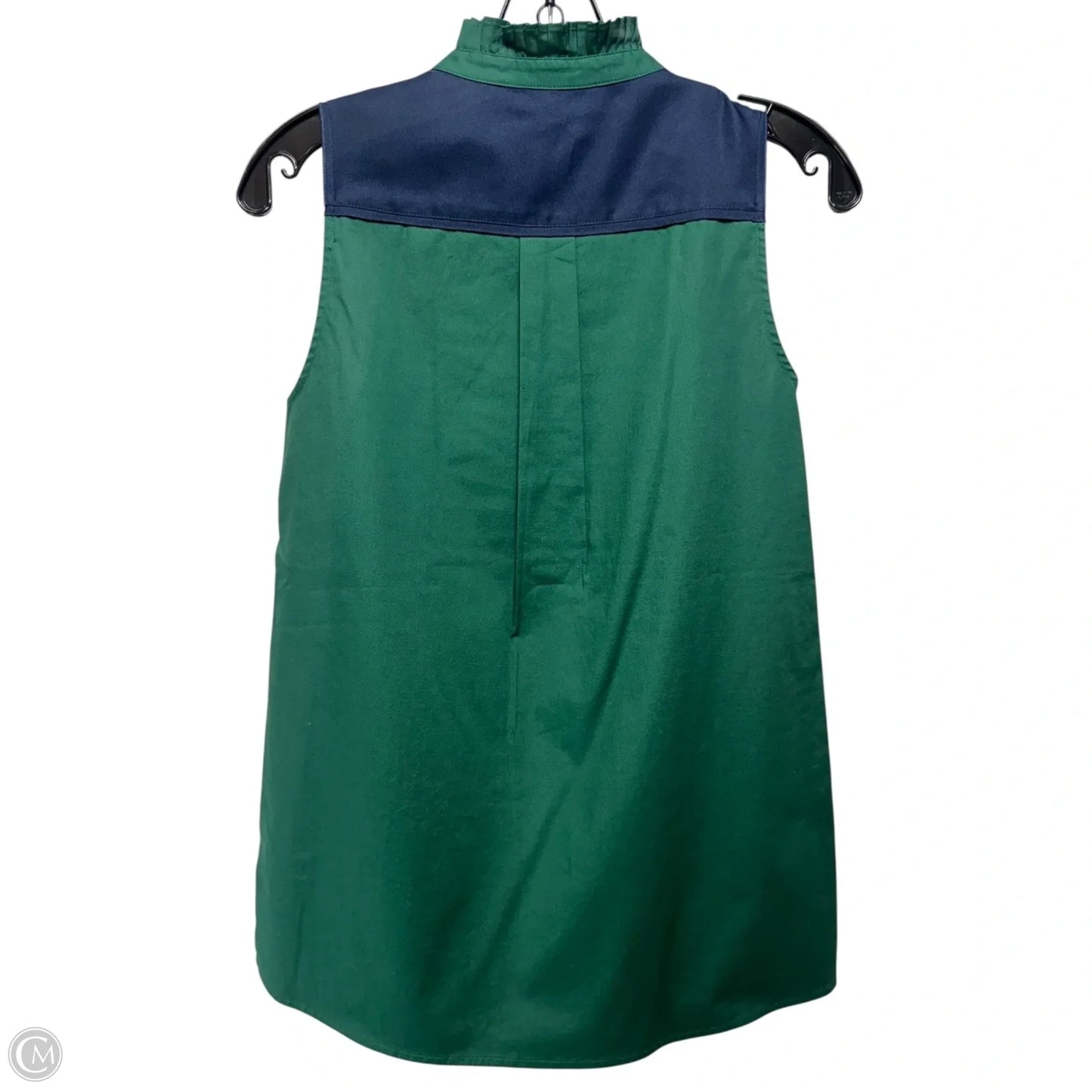 Top Sleeveless By J. Crew In Green, Size: 2