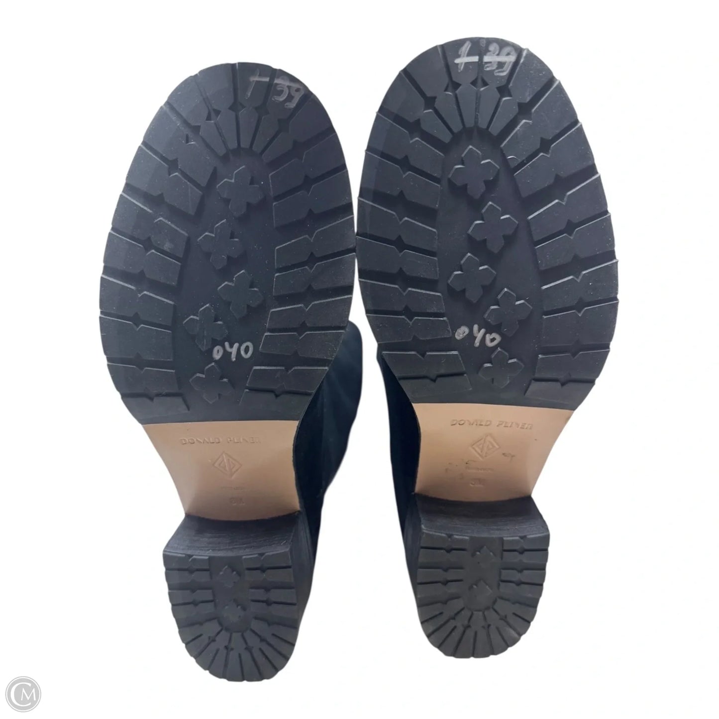 Boots Knee Heels By Donald Pliner In Black, Size: 8