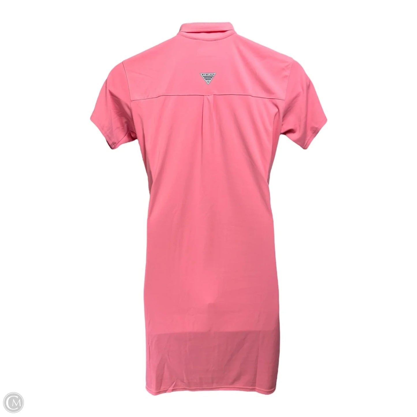 Tidal Tee Polo Dress Athletic Dress By Columbia In Pink, Size: L