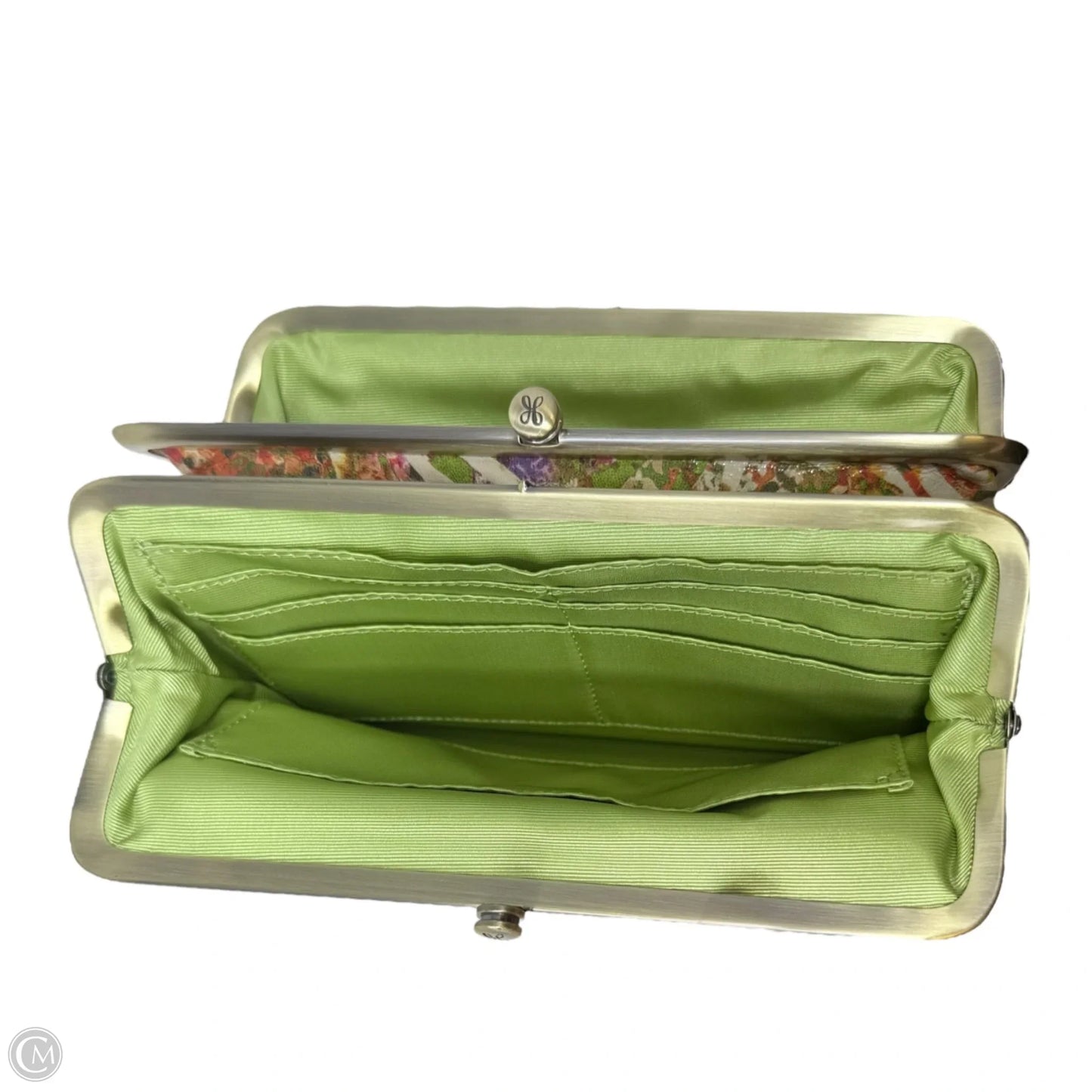 Lauren Leather Clutch Wallet By Hobo Intl In Tropic Print, Size: Large