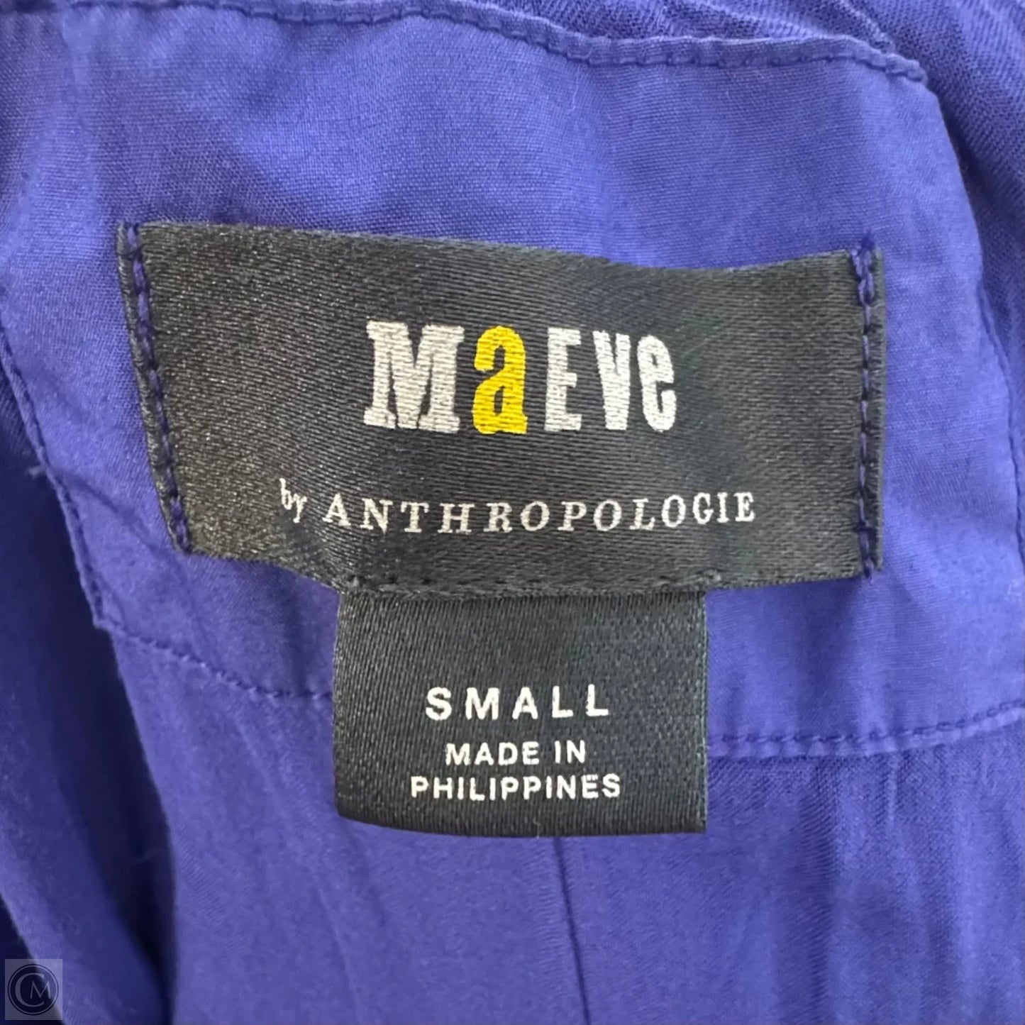 Bubble-Hem Maxi Skirt By Maeve In Blue, Size: S
