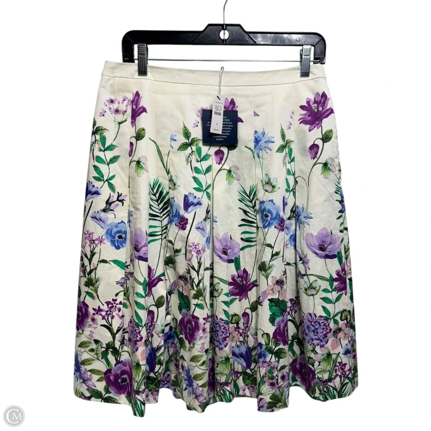 Skirt Midi By Talbots In Floral Print, Size: 6