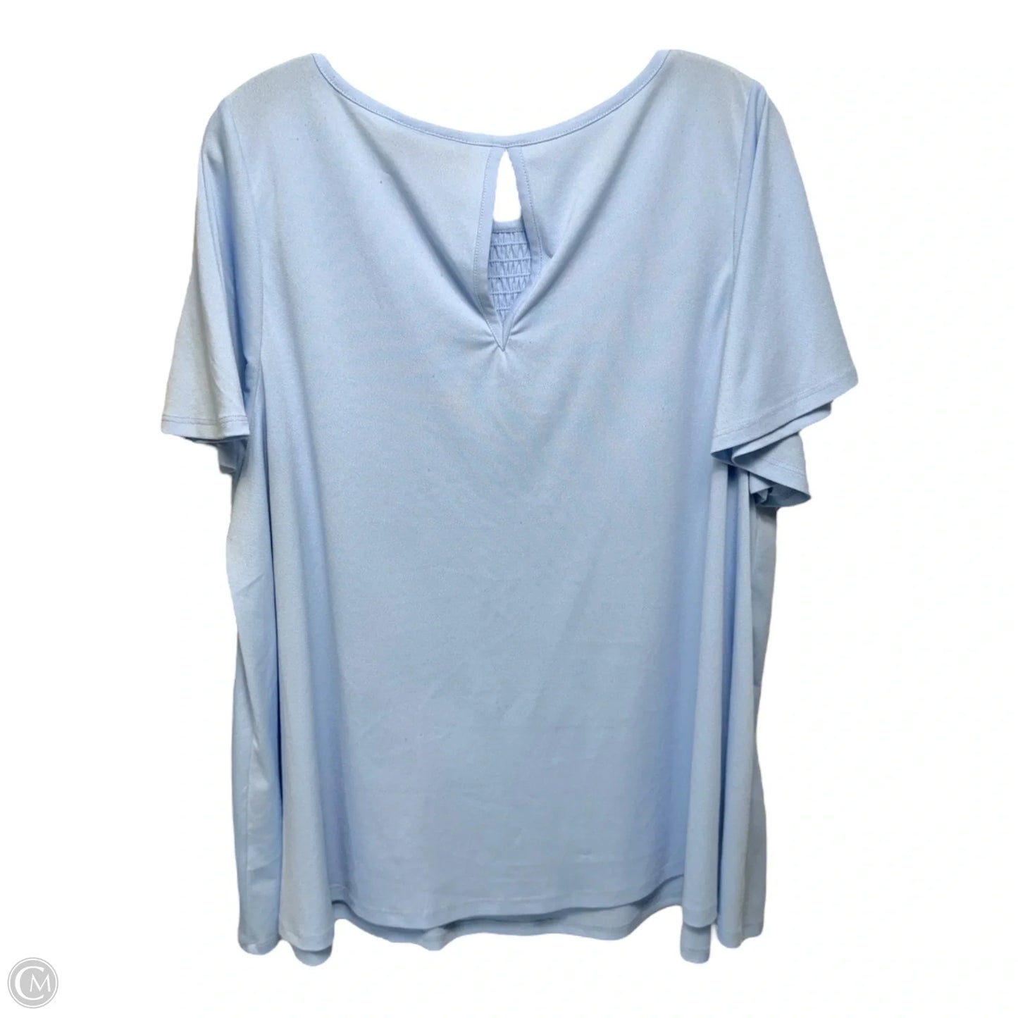 Top Short Sleeve By Lane Bryant In Blue, Size: 18