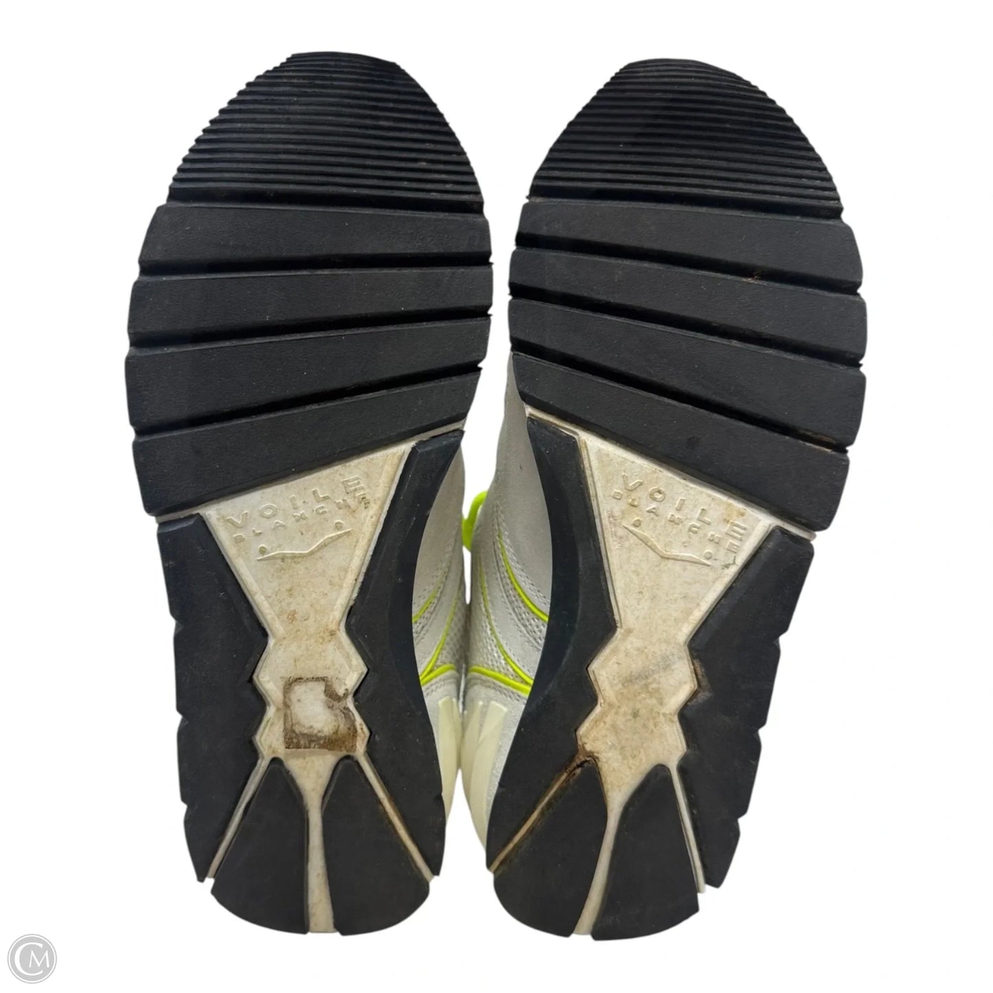 White Sail Sneakers By Voile Blanche In Cream & Yellow, Size: 6