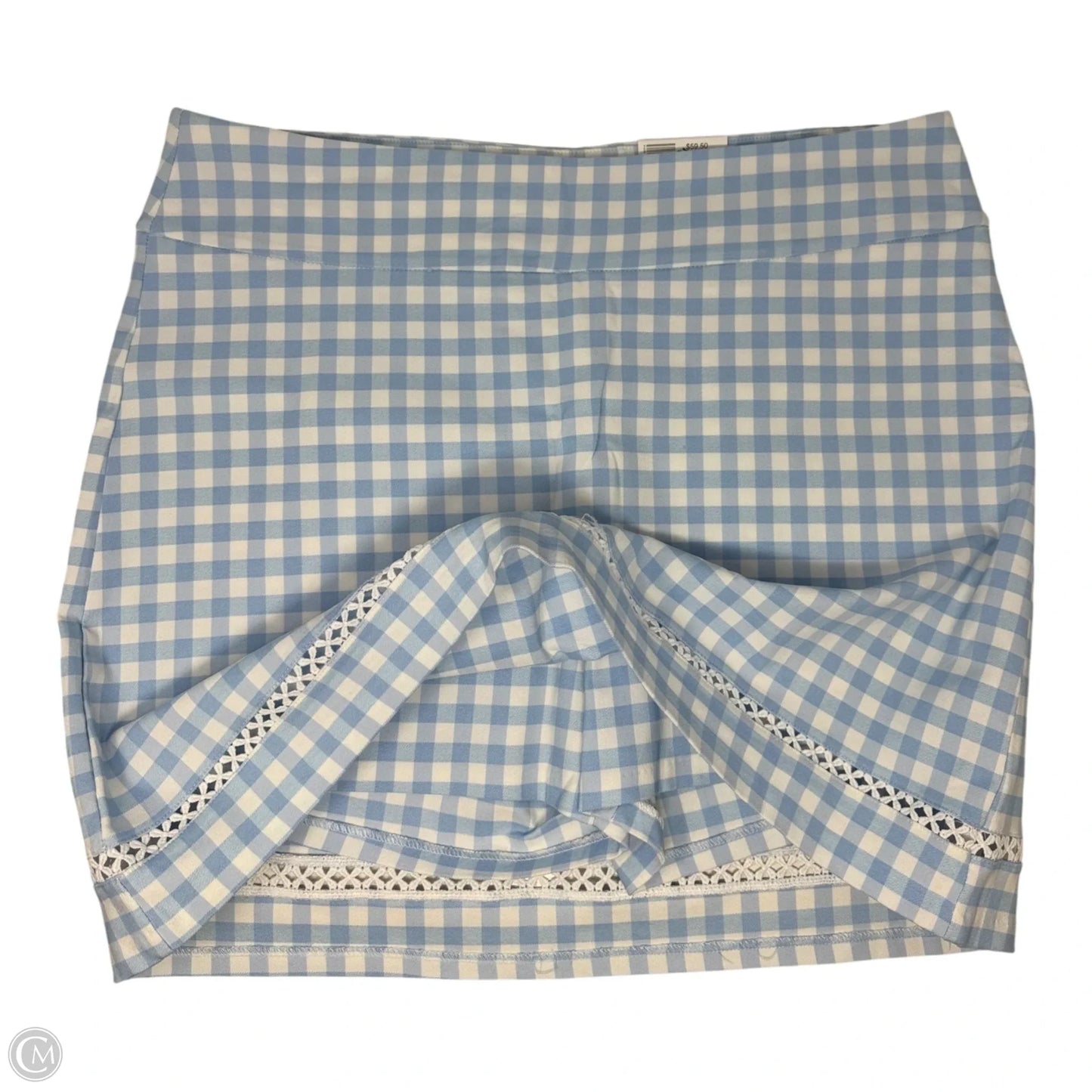 Skort By Crown And Ivy In Blue & White, Size: 14
