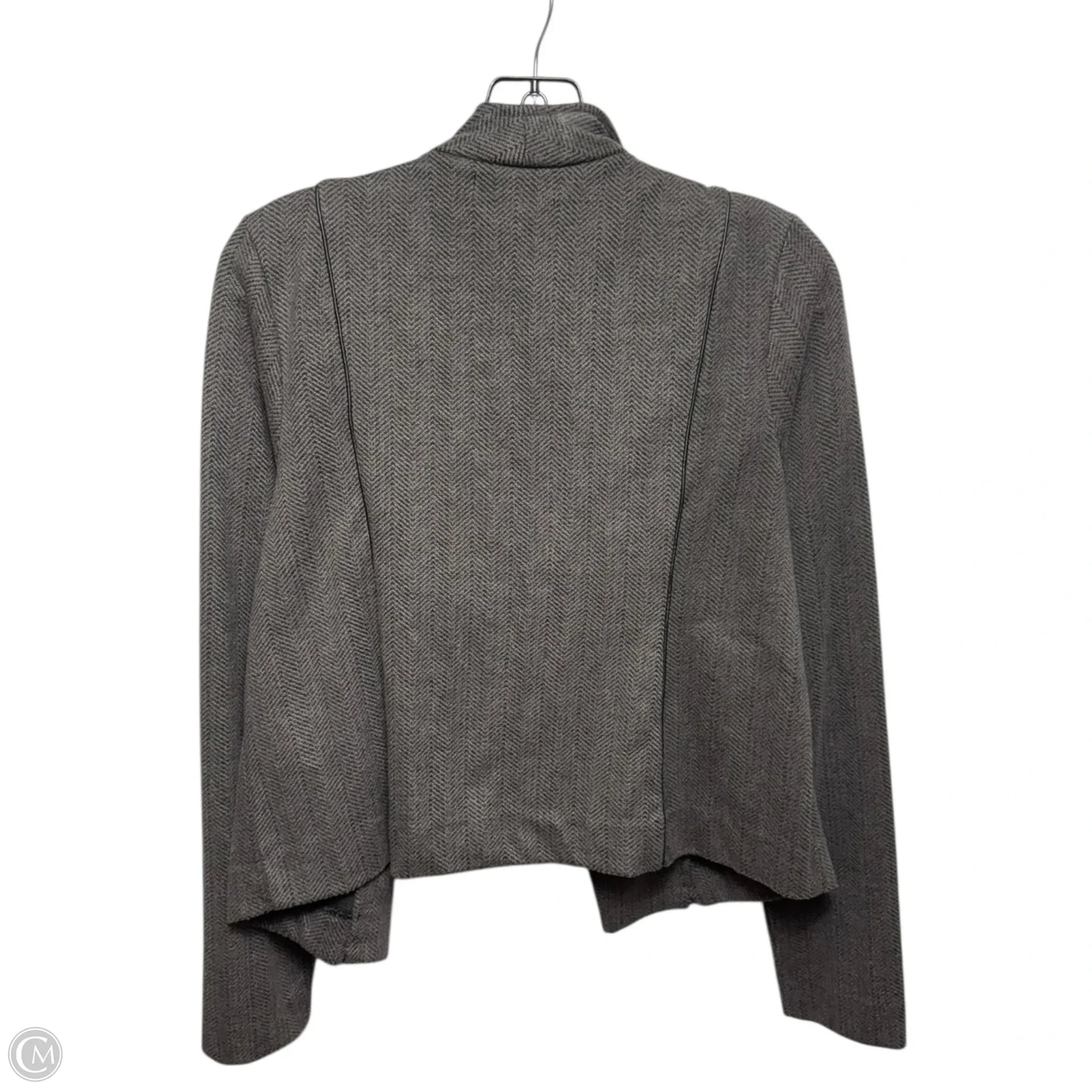 Blazer By Banana Republic In Grey, Size: M