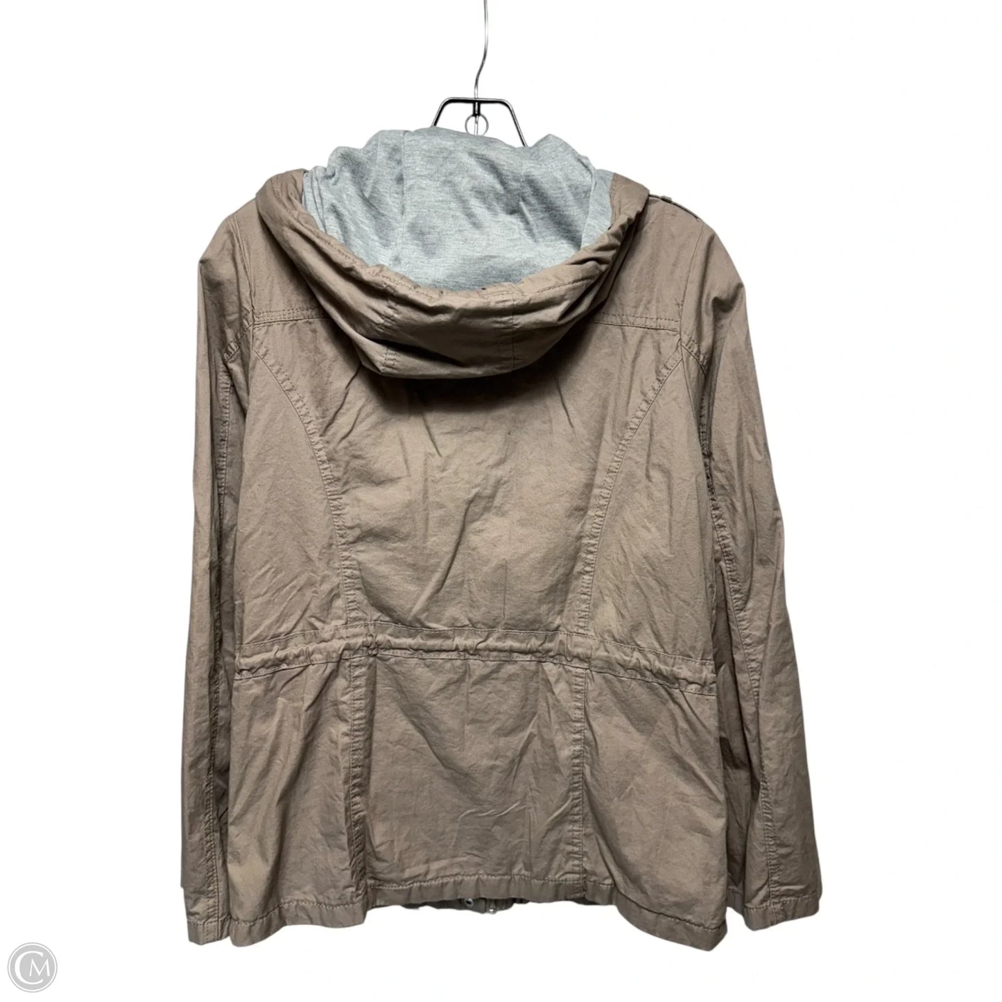 Jacket Utility By Ymi In Taupe, Size: M