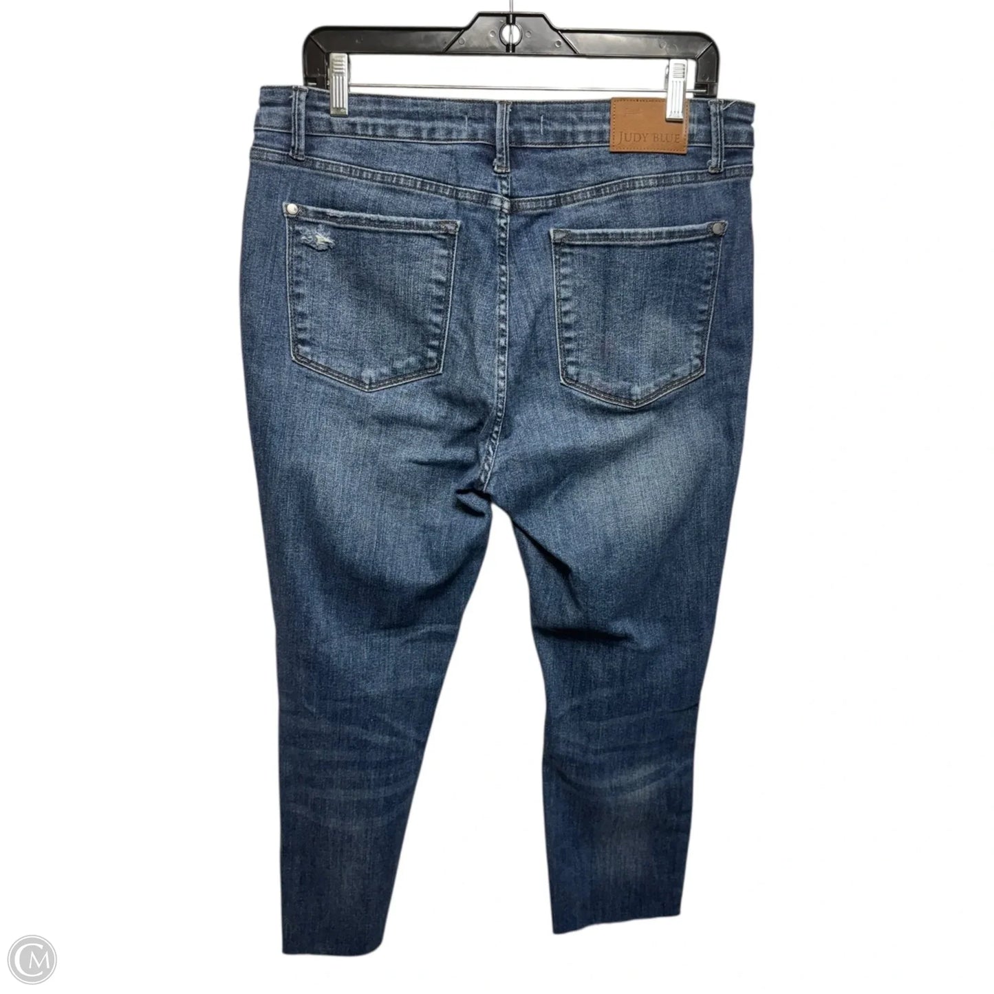 Jeans Skinny By Judy Blue In Blue Denim, Size: 14