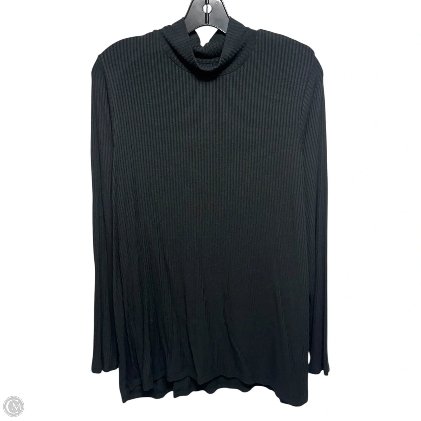 Top Long Sleeve By Rachel Zoe In Black, Size: 1x