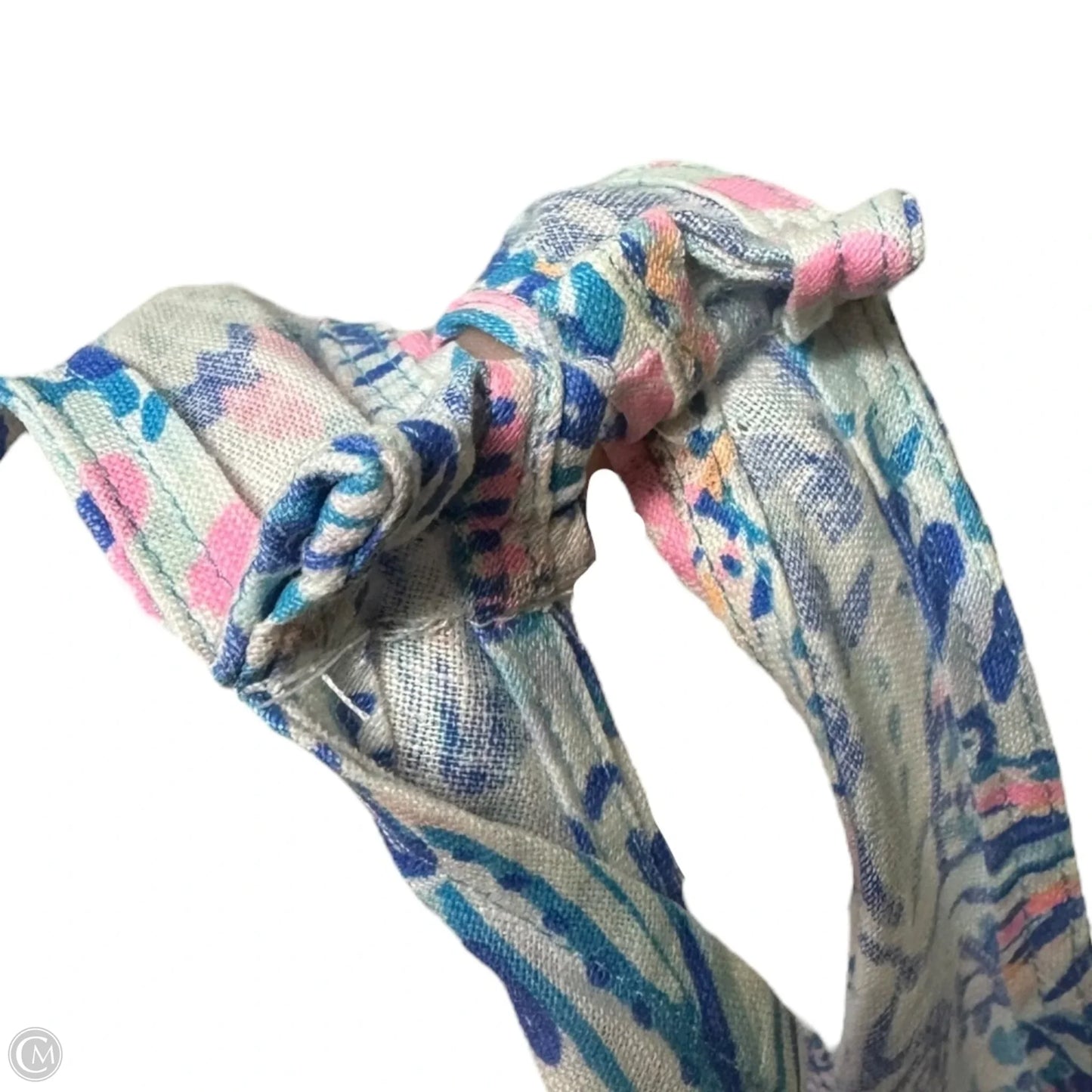 Florin Sleeveless Linen Dress Designer By Lilly Pulitzer In Blue Grotto CommotionIn The Ocean , Size: M