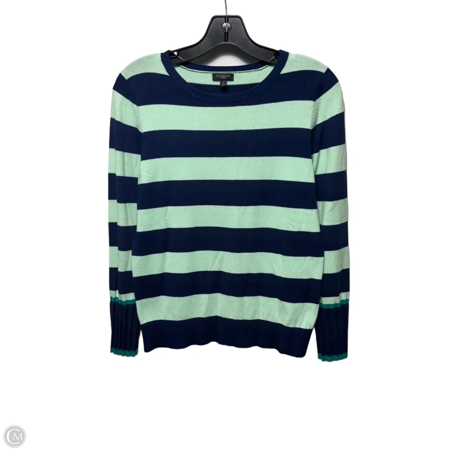 Sweater By Talbots In Striped Pattern, Size: S Petite