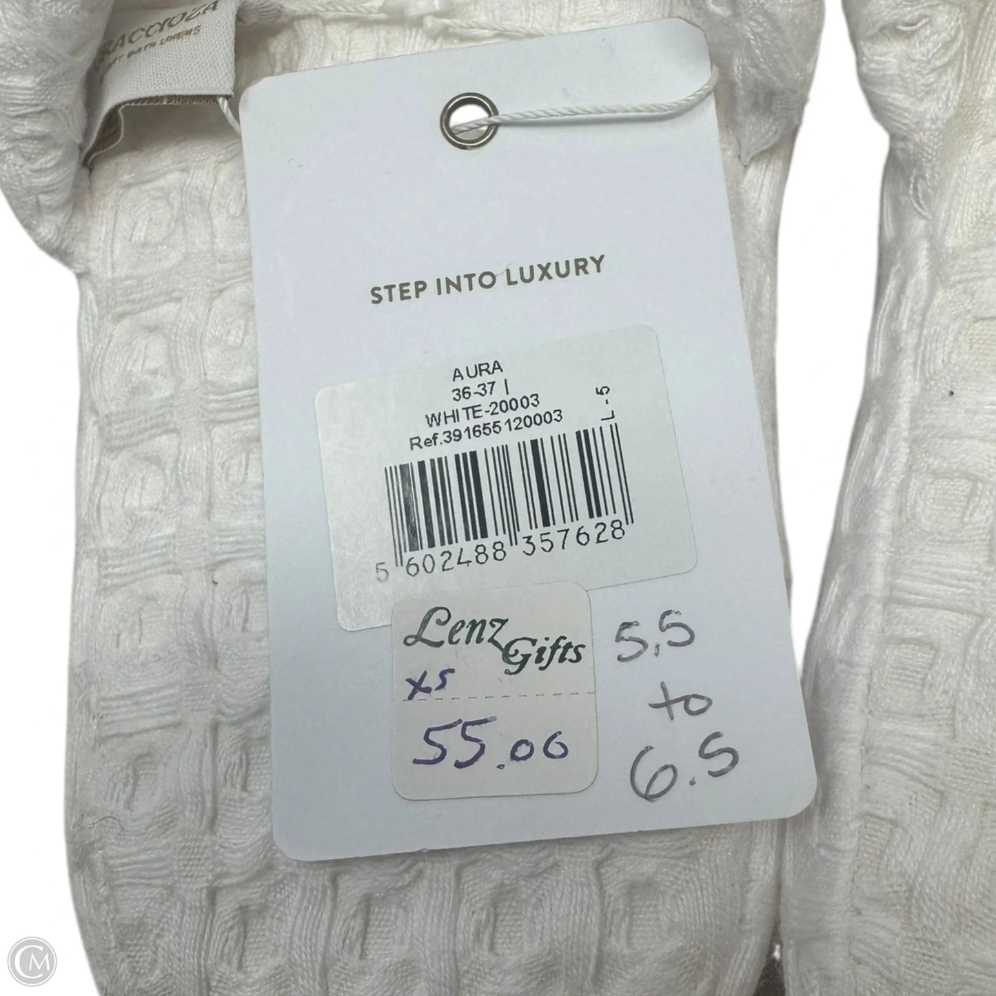 Aura Slippers By Graccioza In White, Size: 5.5