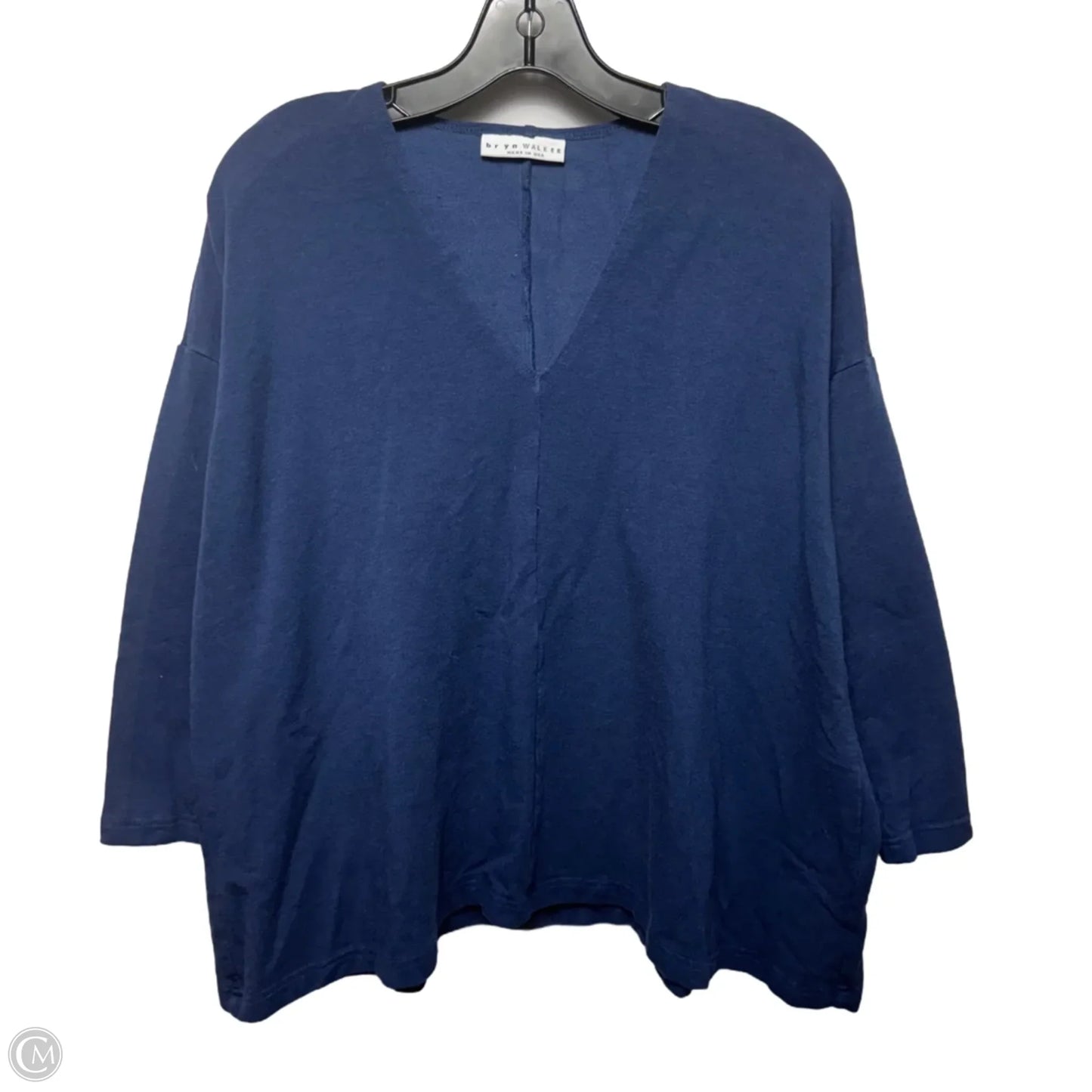 Top Long Sleeve By Bryn Walker In Blue, Size: Xxs