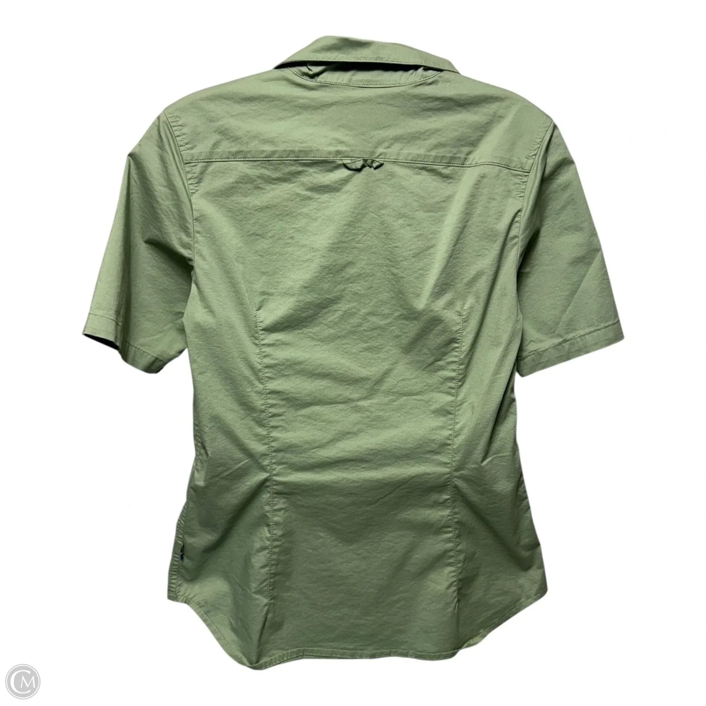 Top Short Sleeve By Fjallraven In Green, Size: S