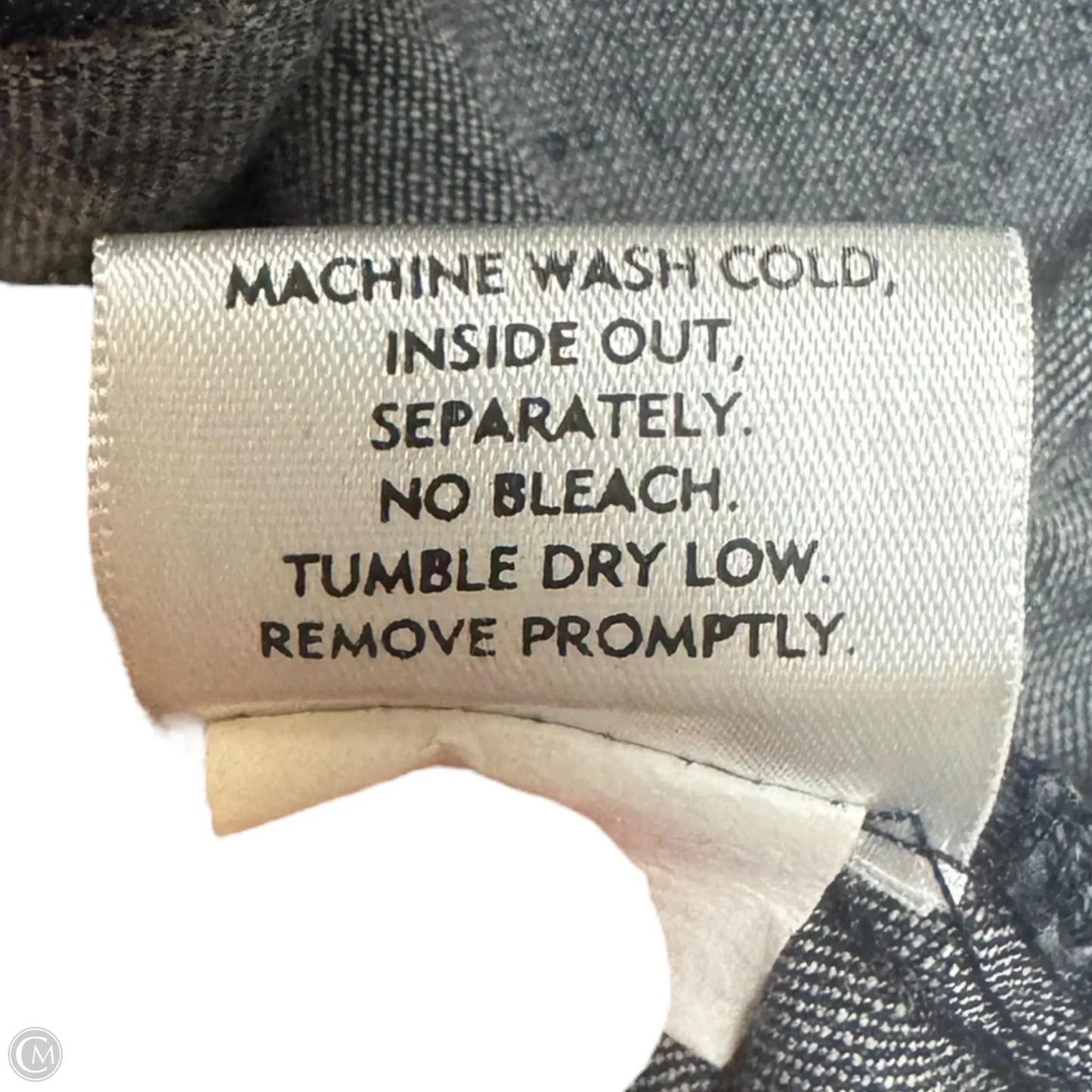 Jacket Denim By Eileen Fisher In Blue Denim, Size: M