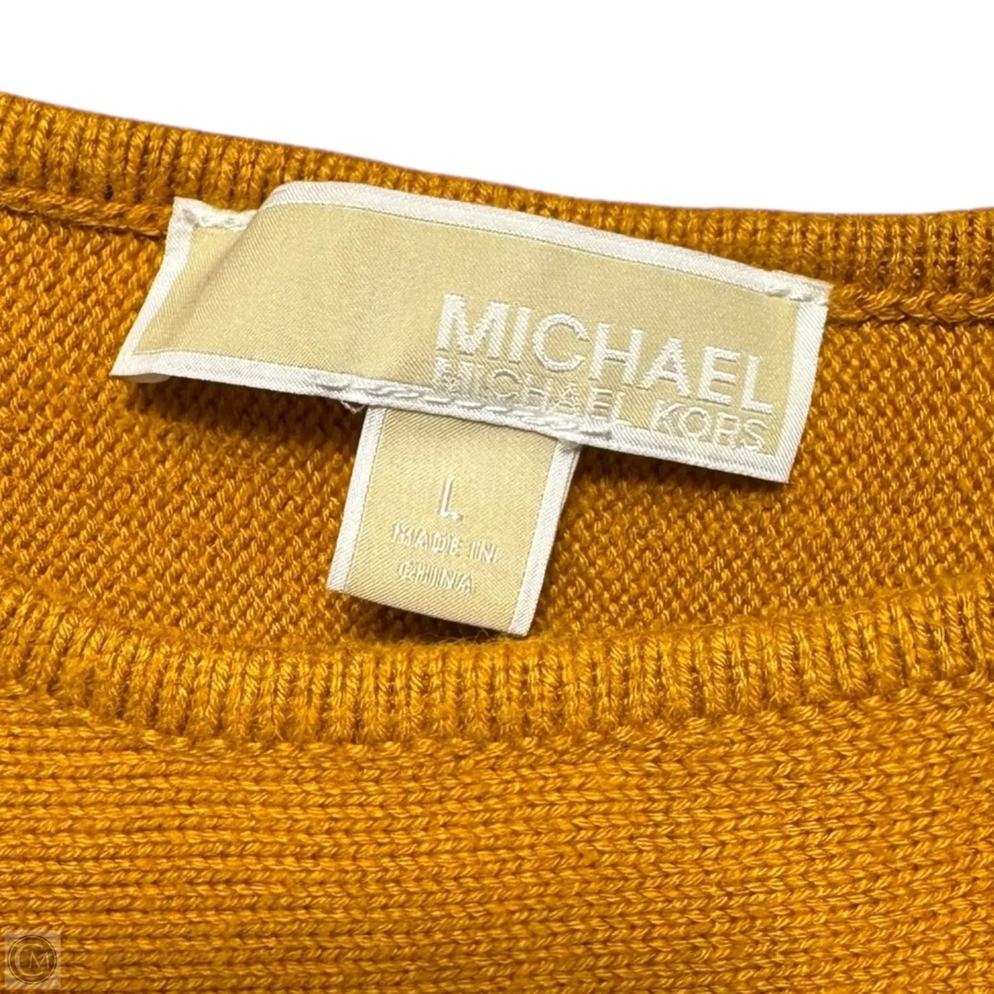 Sweater By Michael By Michael Kors In Gold, Size: L