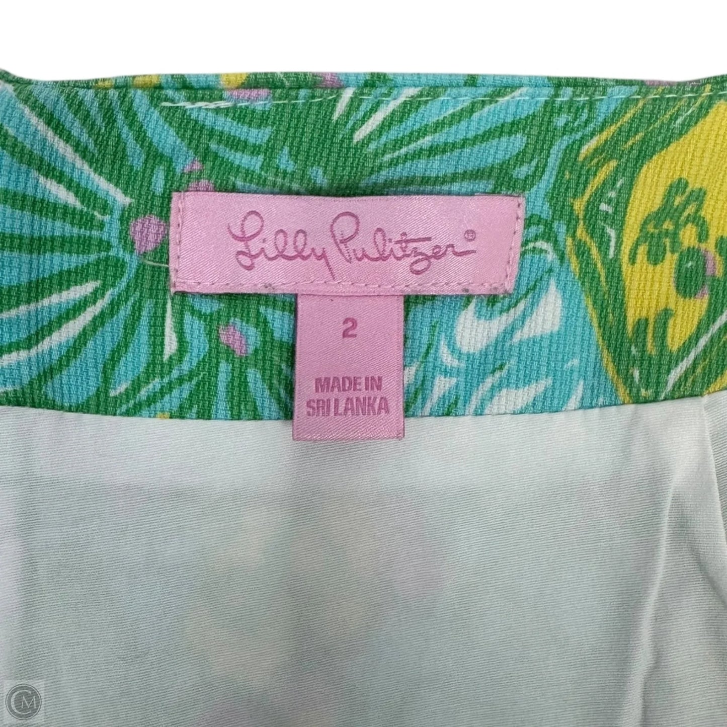 Marigold Skort Designer By Lilly Pulitzer In Multi Sun Dance, Size: 2