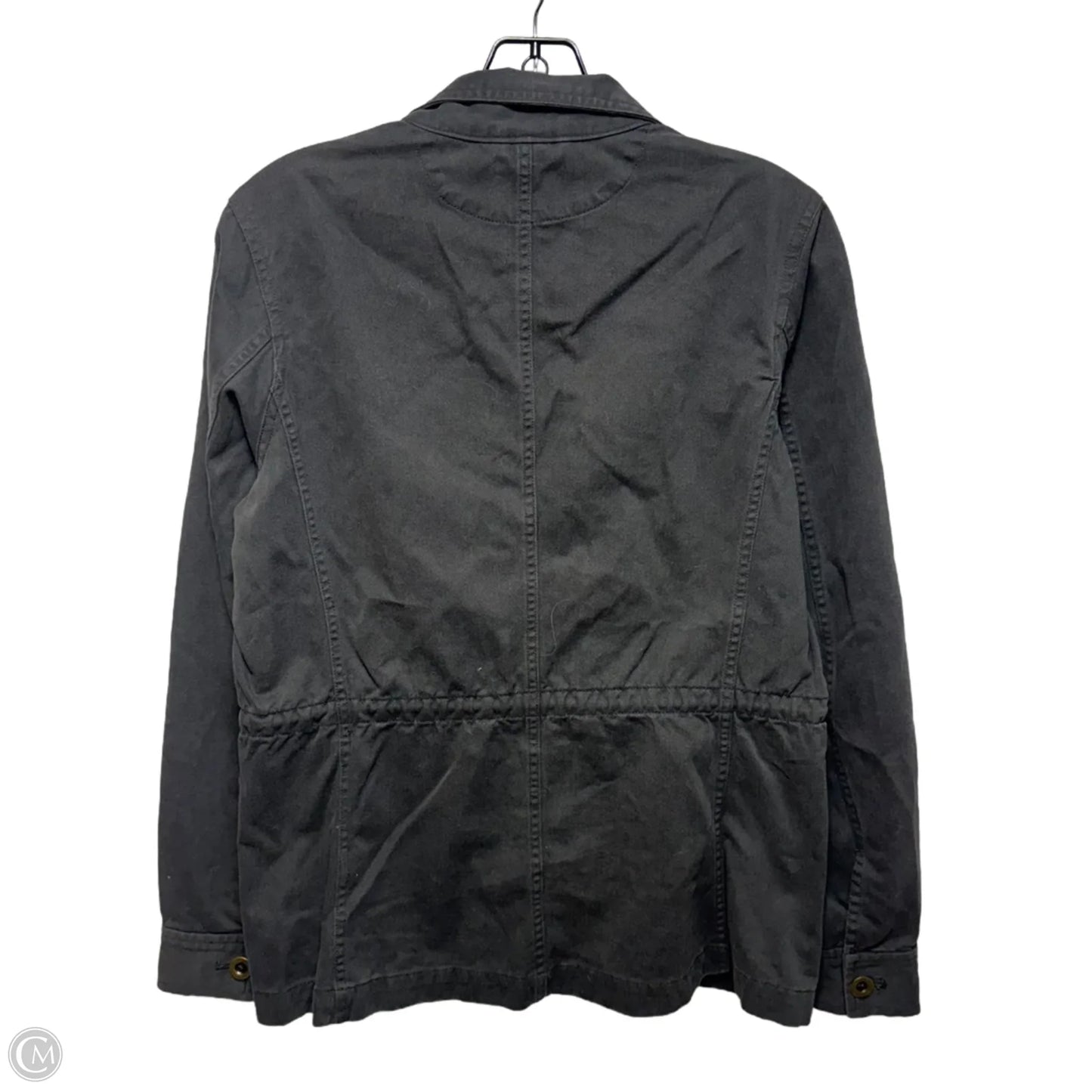 Jacket Utility By Garnet Hill In Grey, Size: 4