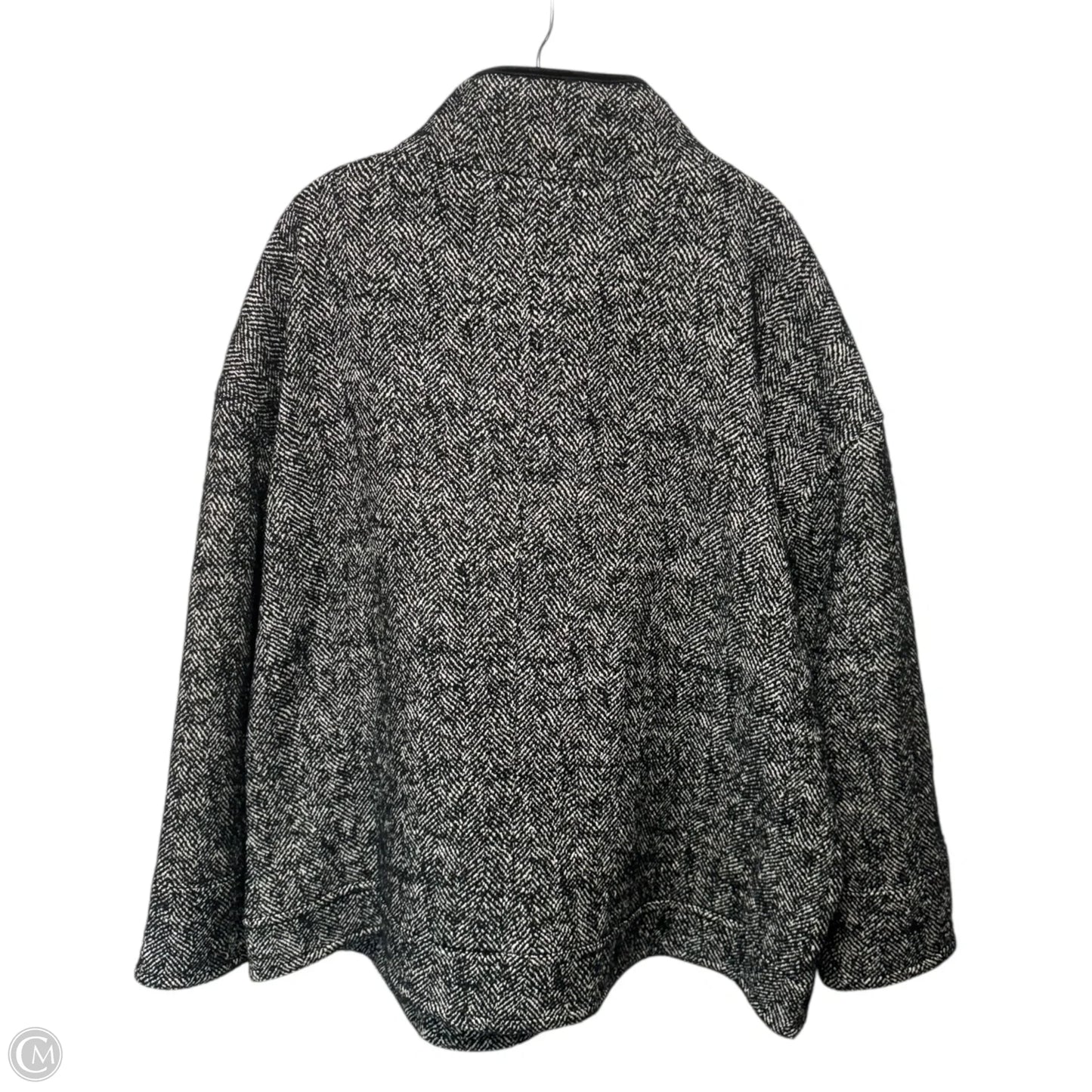 Jacket Other By Talbots In Black & White, Size: 3x