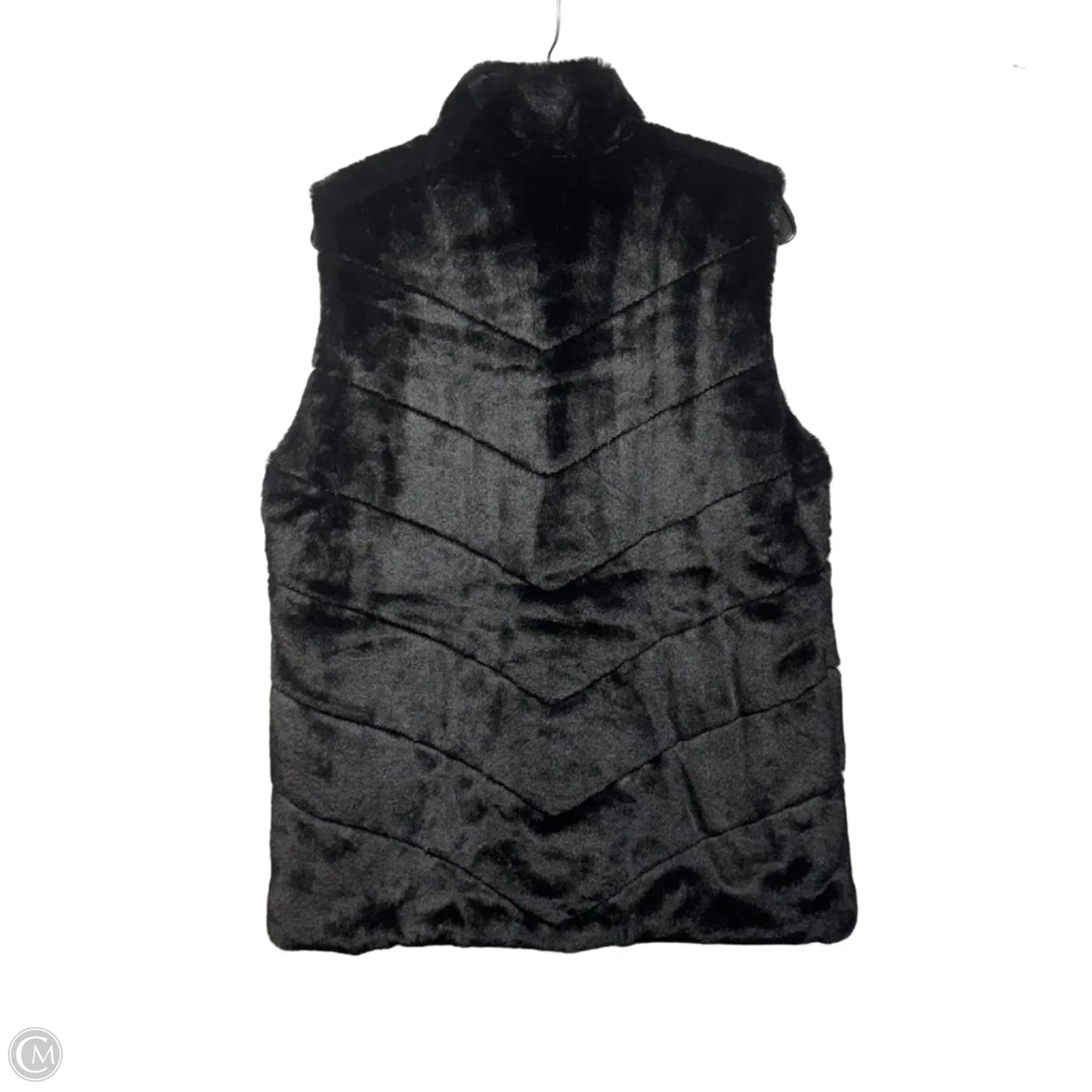 Vest Faux Fur & Sherpa By Maurices In Black, Size: L