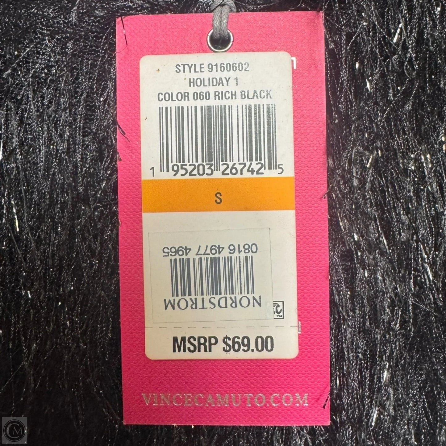 Holiday 1 Top Short Sleeve By Vince Camuto In Black, Size: S