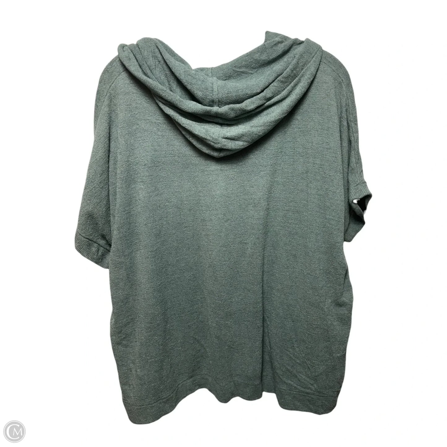 CozyChic Ultra Lite Short Sleeve Zip Up Hoodie
Cardigan By Barefoot Dreams In Aqua, Size: S