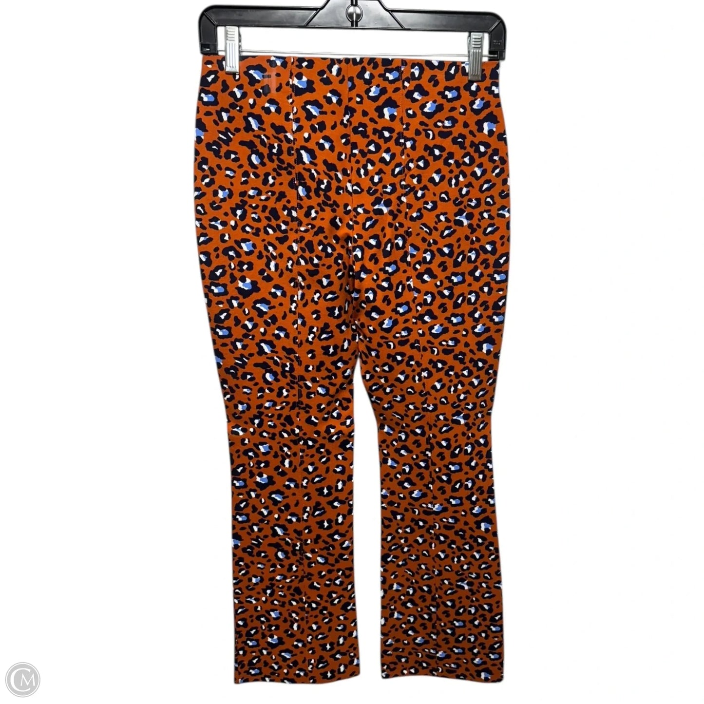 The Margot Kick Flare Pants By Maeve In Animal Print, Size: Xs