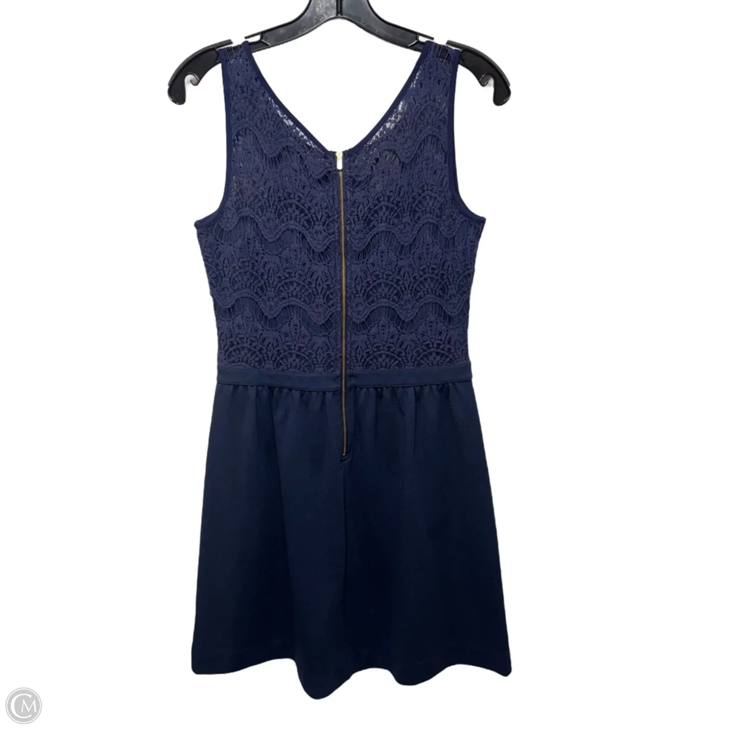 Rhea Dress Designer By Lilly Pulitzer In Navy, Size: M