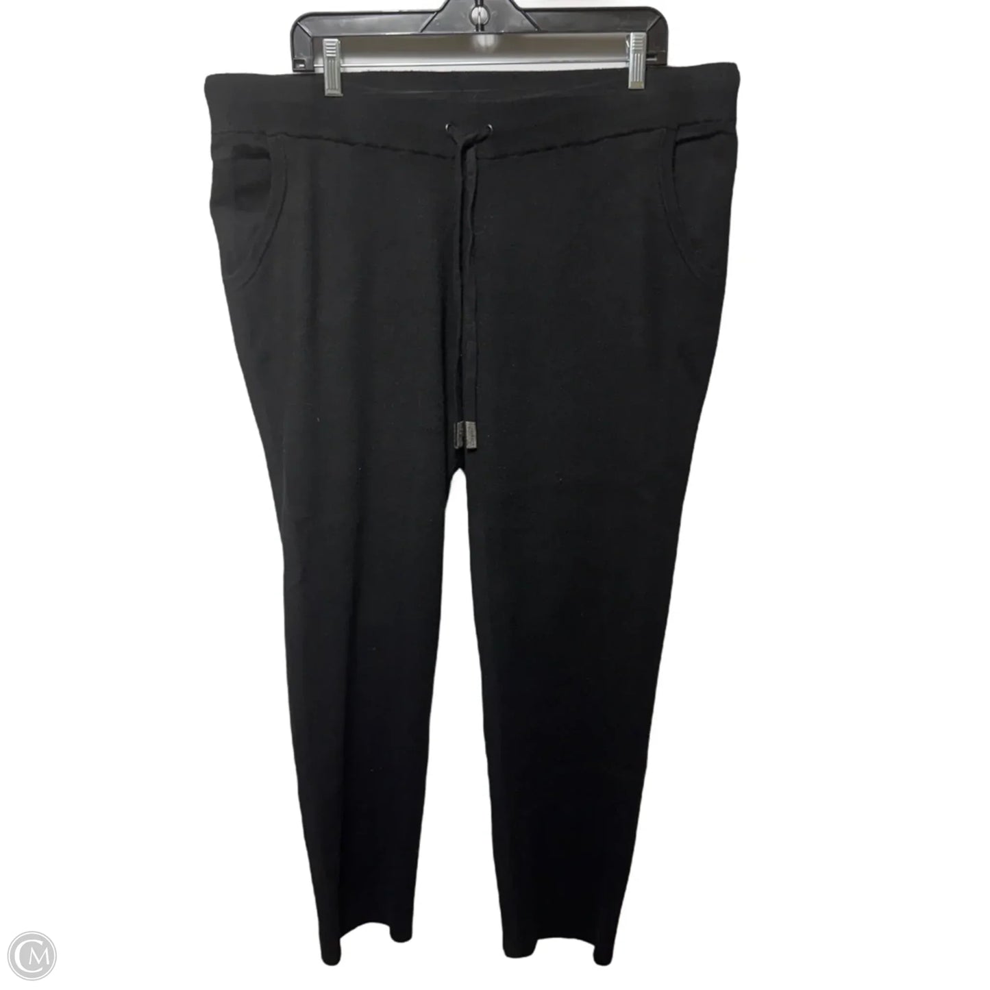 Knit Pants Lounge By Chicos In Black, Size: Xl