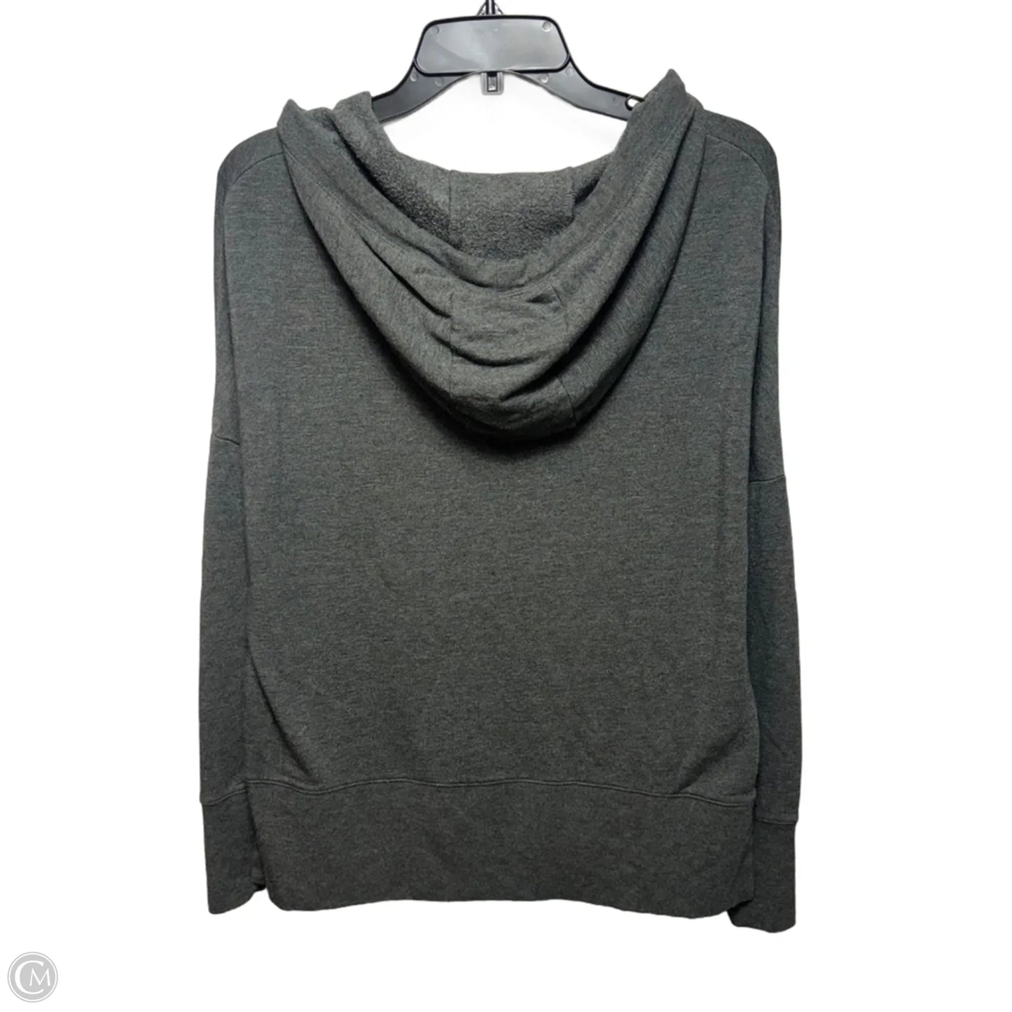 Athletic Sweatshirt Hoodie By Alo In Grey, Size: S