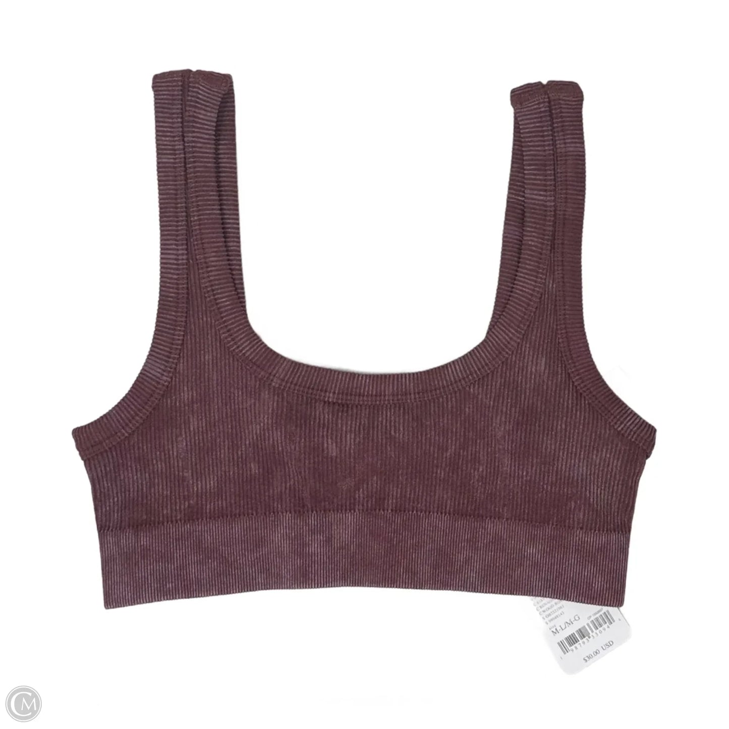 Ribbed Bralette By Free People In Red, Size: M