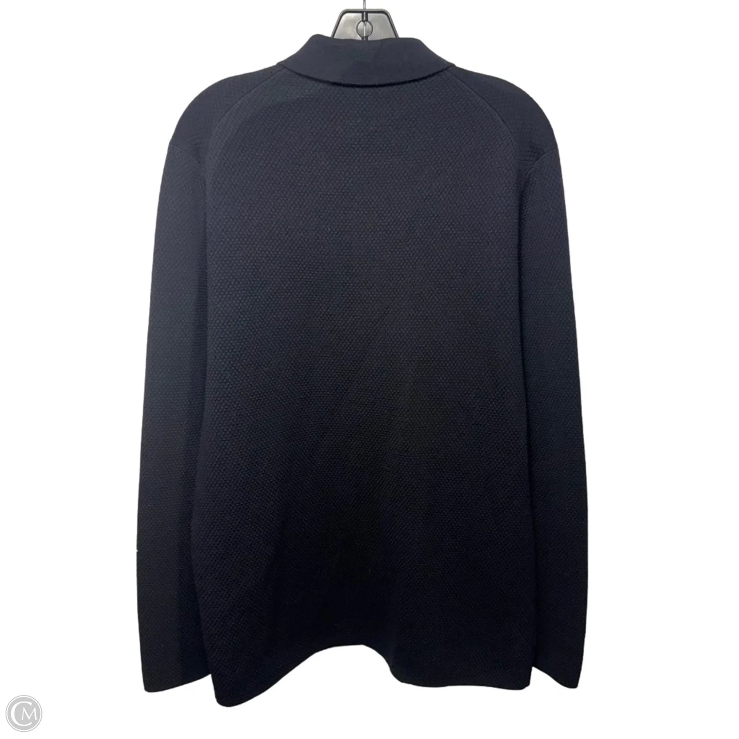 Textured Cardigan Sweater By Cos In Navy, Size: M