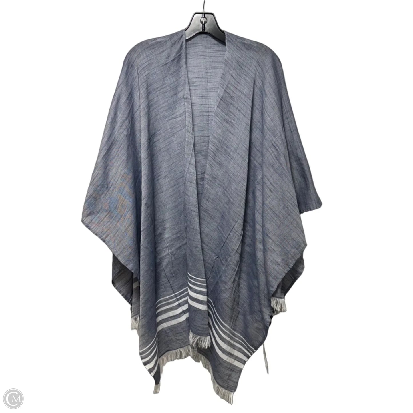 Cotton Shawl By Tommy Bahama In Blue & White