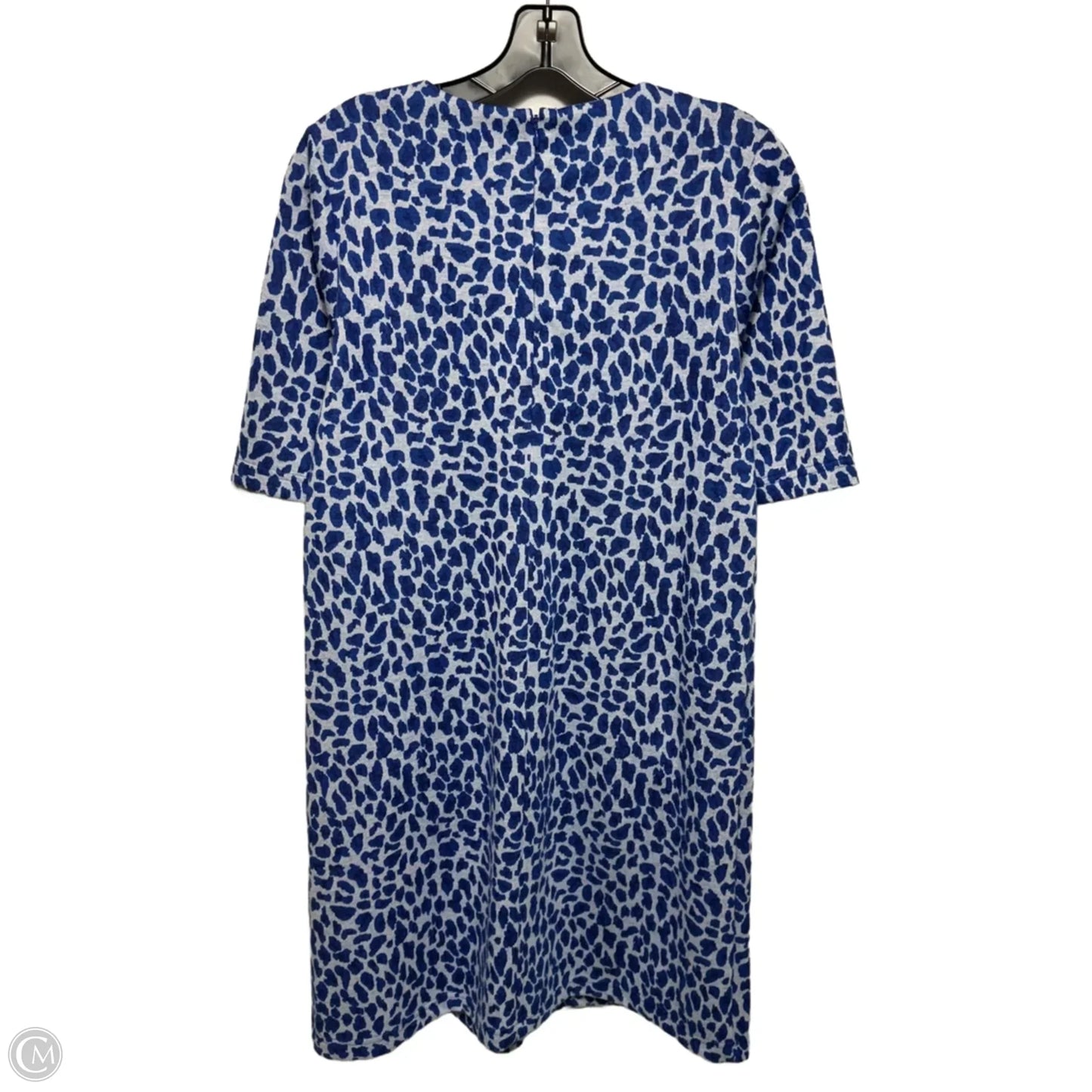 Knit Dress Casual Short By Tyler Boe In Blue & White, Size: M