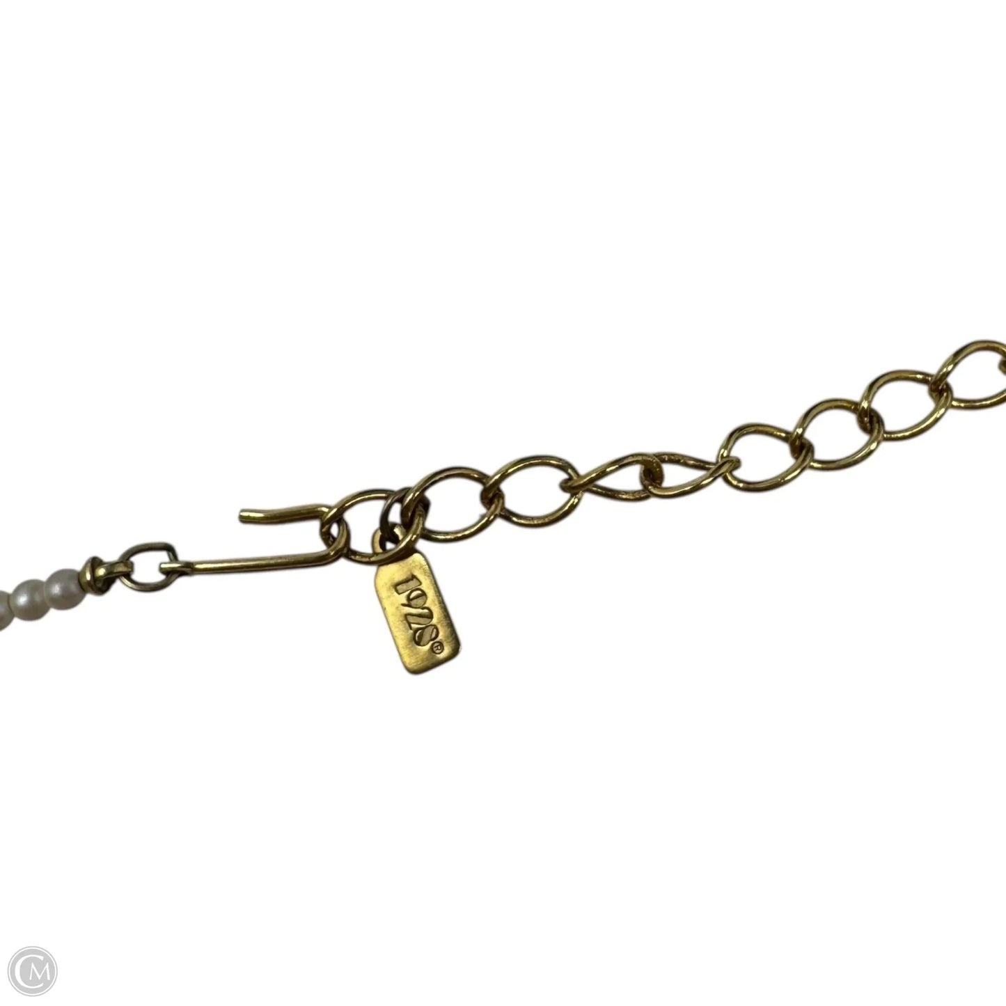 Faux Pearl Floral Beaded Necklace