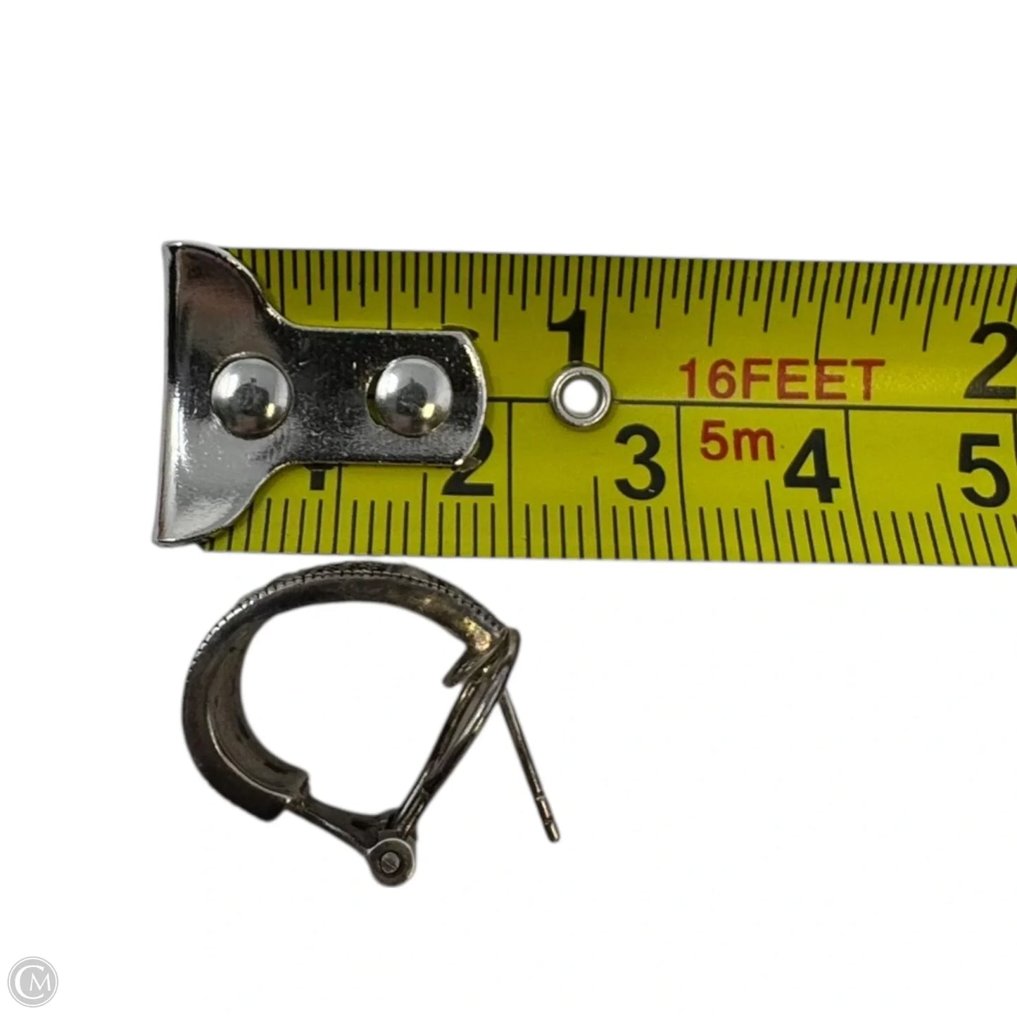 Marcasite & Sterling Silver Hoop Earrings