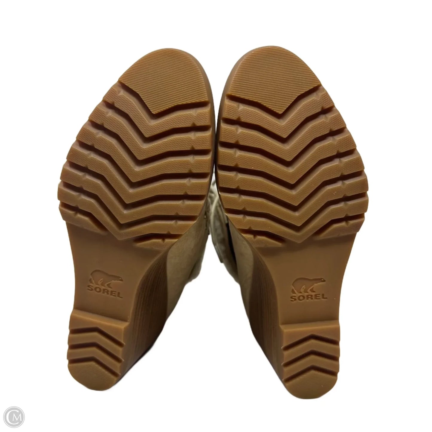 After Hours Lace Shearling Boots By Sorel In Cream, Size: 8